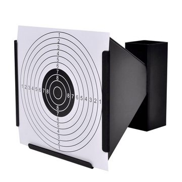 DOTMALL Zielscheibe Pellet Falle mit 100 Zielscheiben Scheibenkasten 14x14 cm