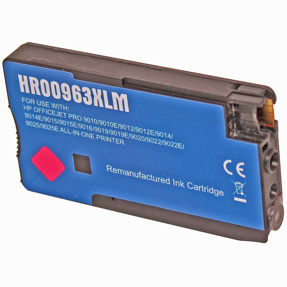 ABC Tintenpatrone (Kompatible Druckerpatrone für HP 963XL Magenta OfficeJet Pro 9010, 4e 9015 9015e 9016 9018 9019 9020 9022 9022e 9023 9025 9025e 9026 9028)