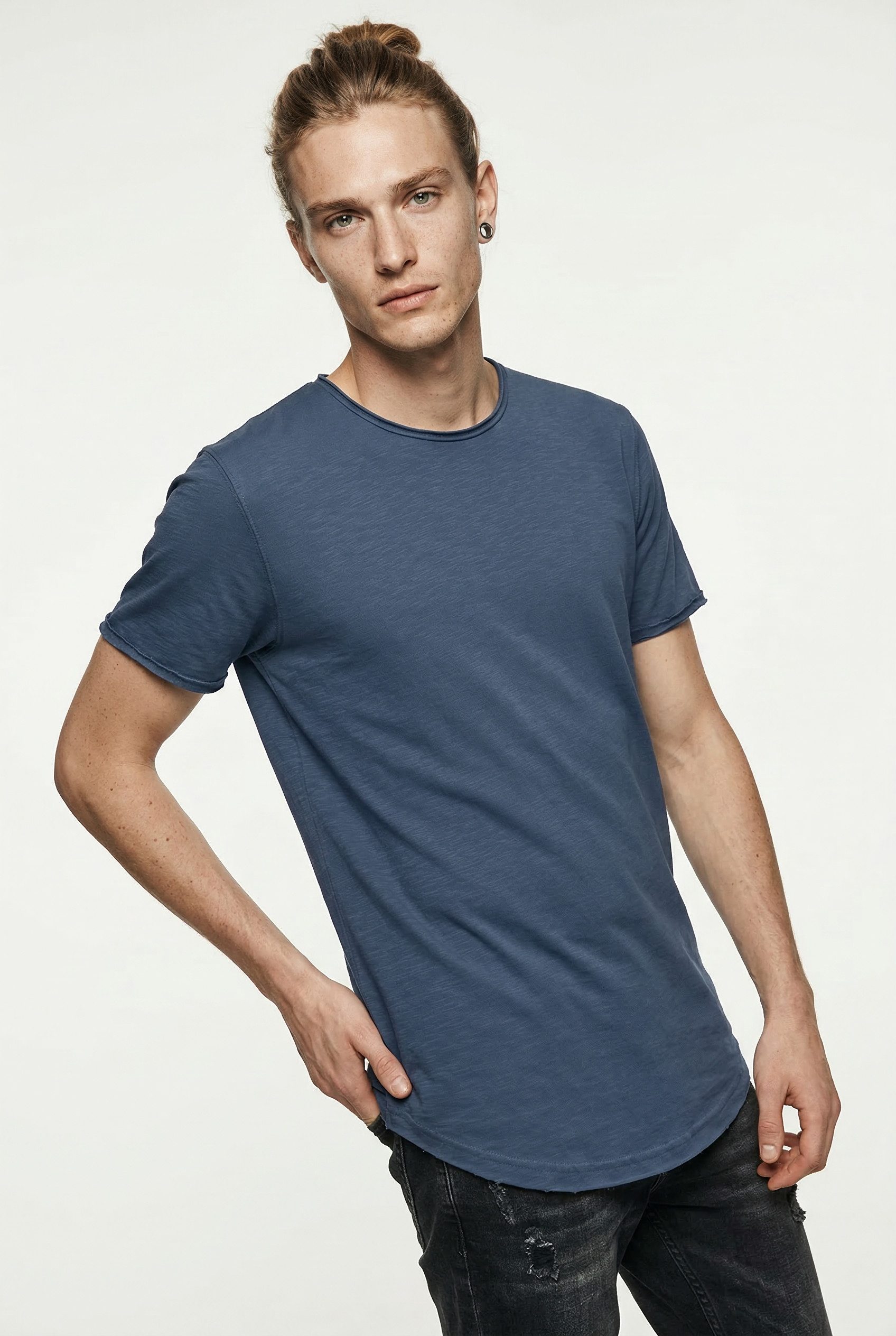ONLY & SONS Rundhalsshirt ONSBENNE LONGY SS TEE NF 7822 NOOS