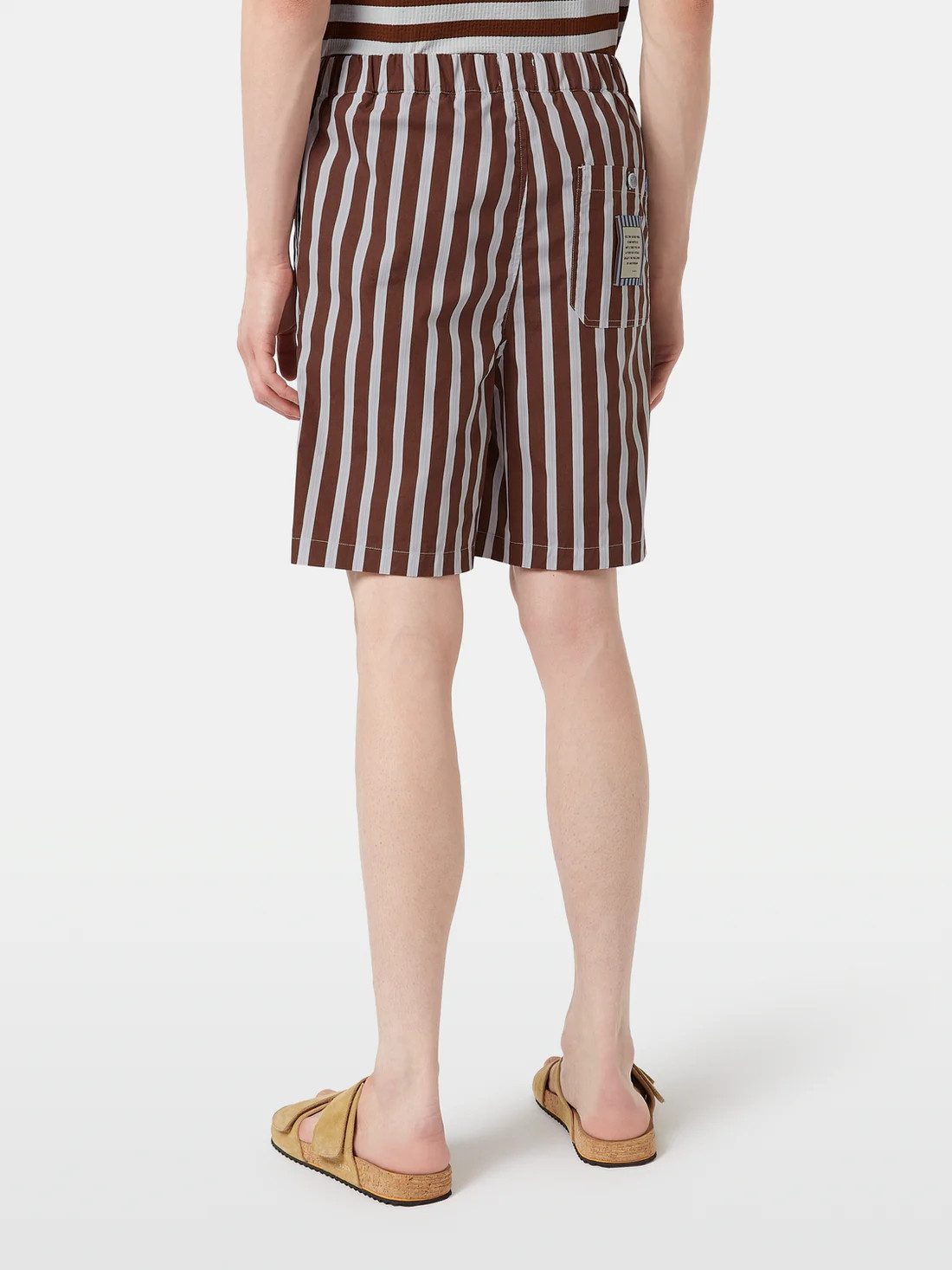 Scotch & Soda Shorts Fave - relaxed fit striped poplin bermuda short
