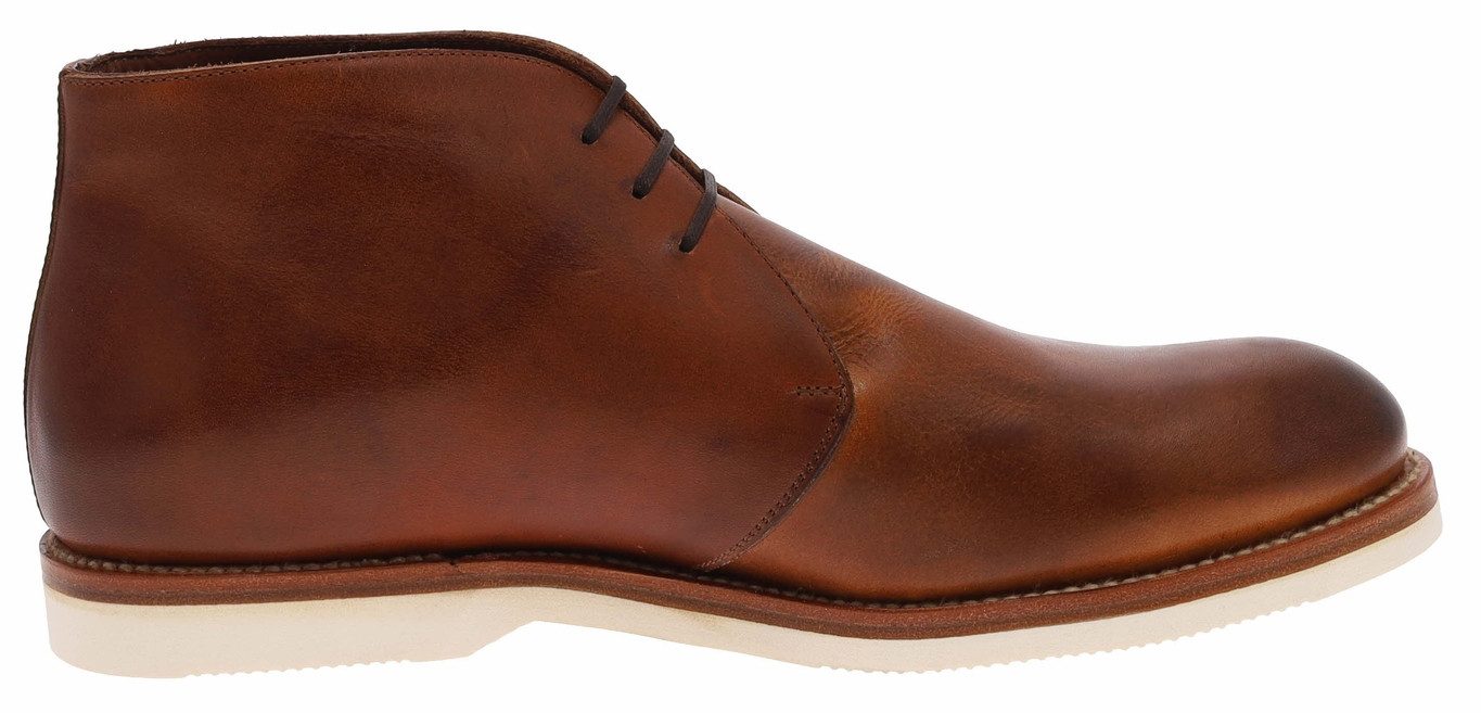 Sendra Boots 8205 Braun Stiefelette Rahmengenäht Herren Chukka Schnürschuhe