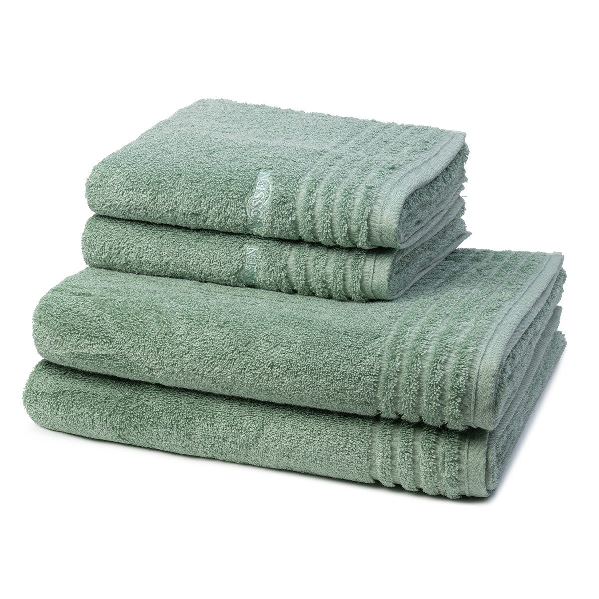 Vossen Handtuch Set Vienna Style Supersoft, Frottee (Spar-Set, 4-St), 2 X Handtuch 2 X Duschtuch im Set - Baumwolle - Saugstark