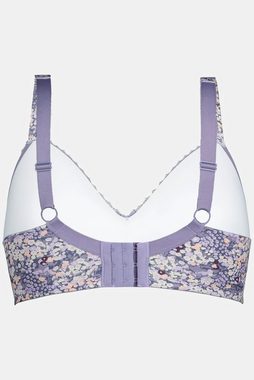 Ulla Popken Bügelloser BH Bralette ohne Bügel Softcups Spitze C/D-Cup