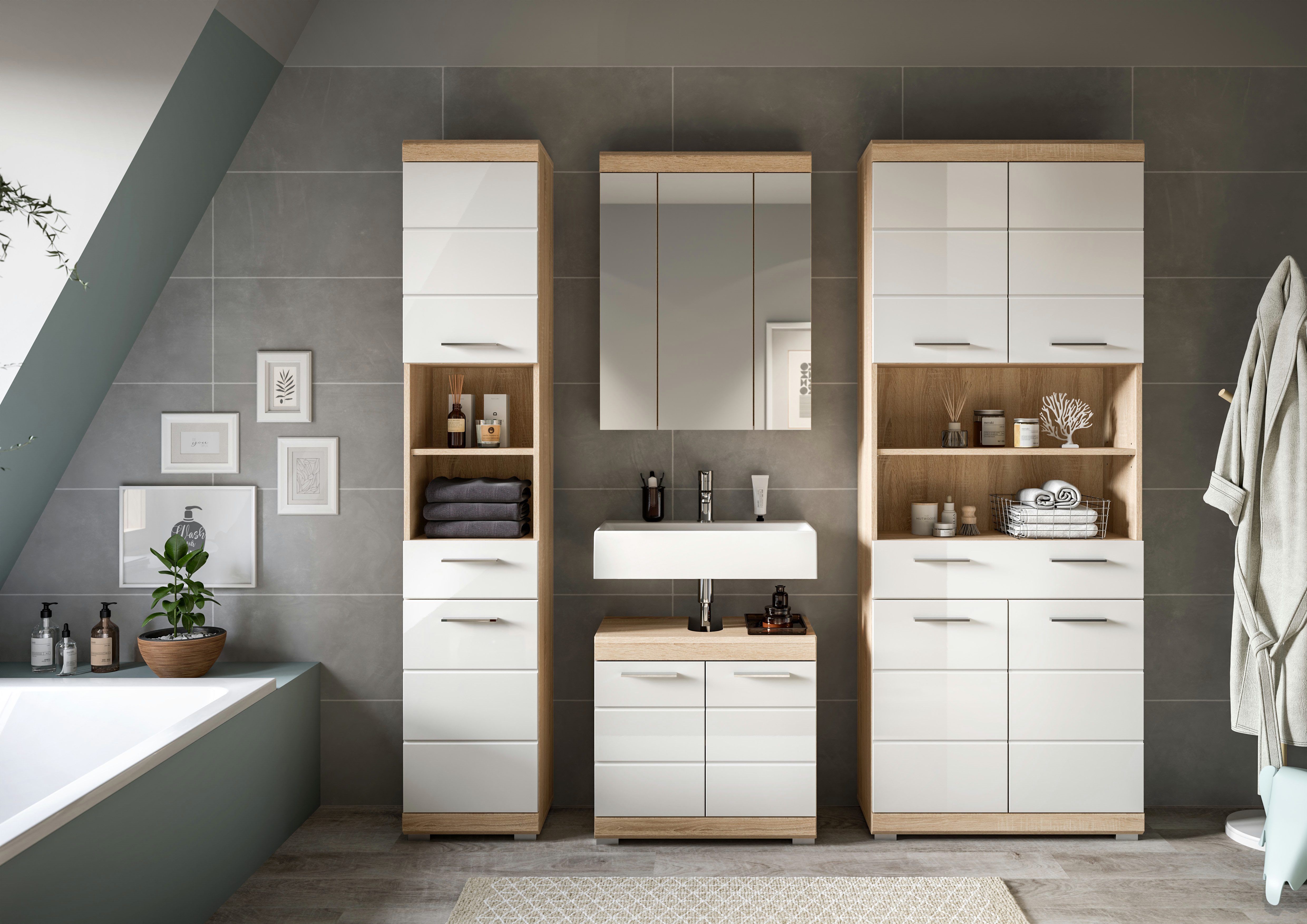 INOSIGN Badmöbel-Set Siena, 4 teilig, bestehend aus:, (Set, 4-St., TOPSELLE günstig online kaufen