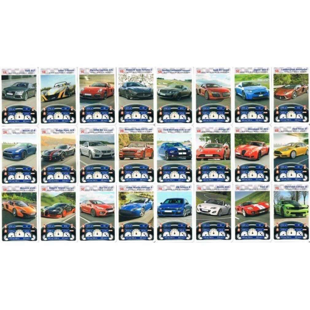 Piatnik Spiel Quartett - Sportwagen