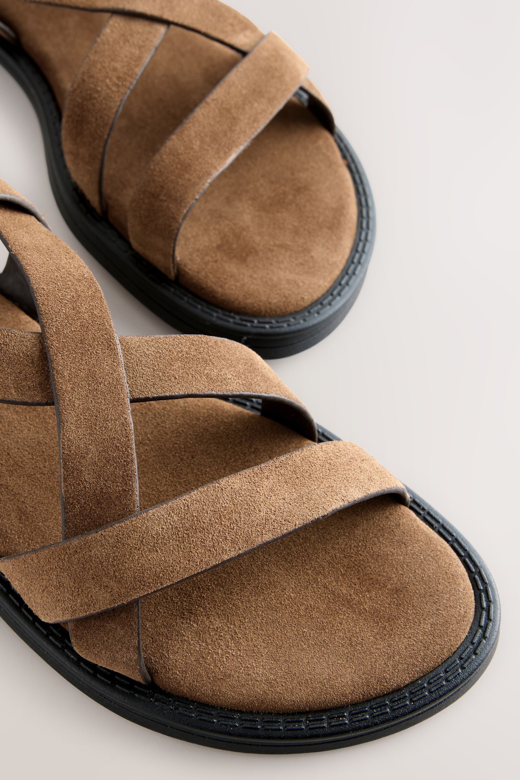 Next Forever Comfort® Sandalen mit überkreuzten Riemen Keilsandalette (1-tl günstig online kaufen