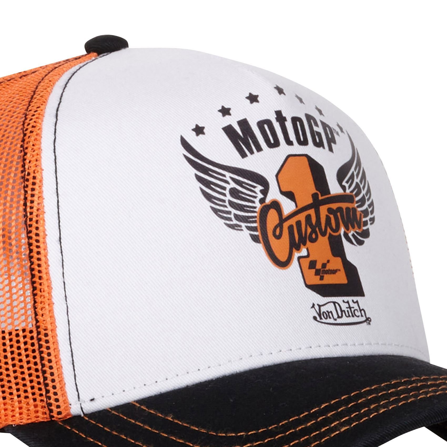 Von Dutch Trucker Cap Von Dutch Originals Trucker Cap - MOTO GP X VON DUTCH (Basecap, Basecap, Meshcap, Trucker Kappe) Used-Look