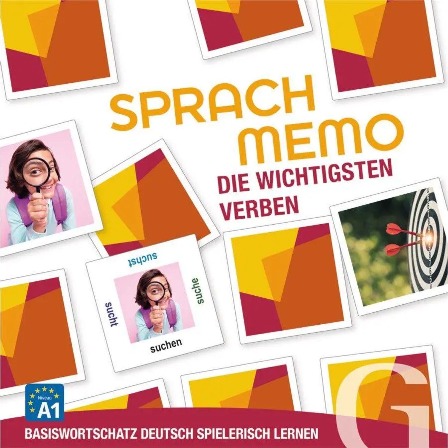 Hueber Verlag Spiel SPRACHMEMO Die wichtigsten Verben