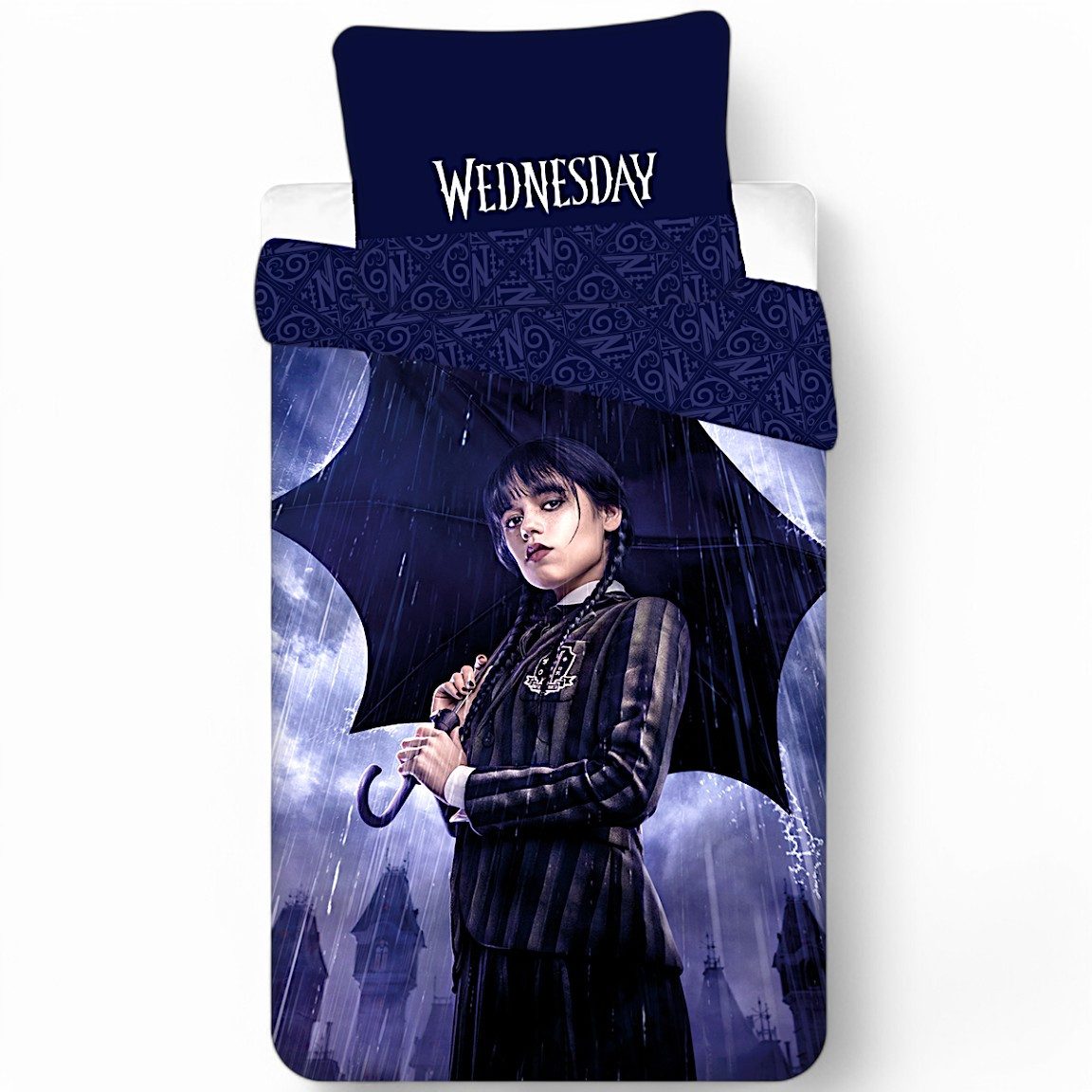 Wednesday Bettwäsche Rain, Baumwolle, 2 teilig, Kinder Wendebettwäsche 135- günstig online kaufen