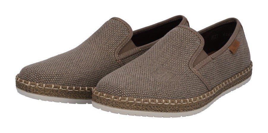 Rieker Espadrille Slipper, Strandschuh, Sommerschuh mit Stretcheinsätzen