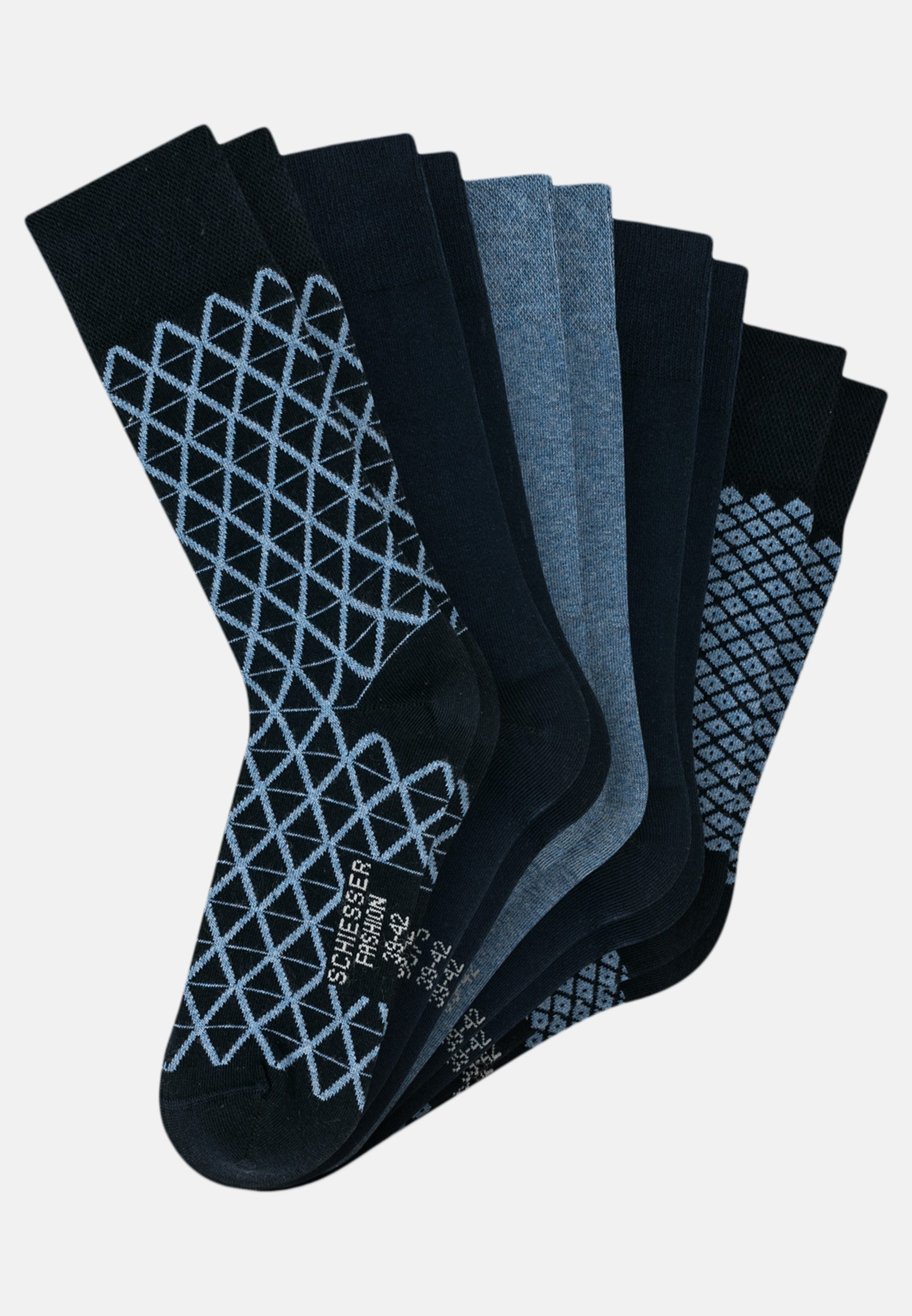 Schiesser Langsocken 10er Pack Bluebird (Spar-Set, 10-Paar) Socken - Baumwo günstig online kaufen