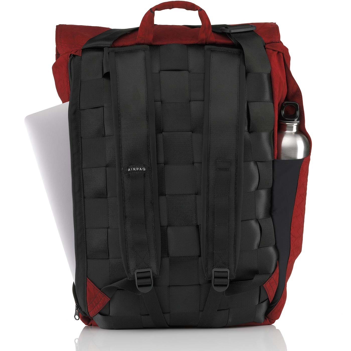 Airpaq Rucksack Airpaq Rucksack Rolltop BIQ Rot günstig online kaufen