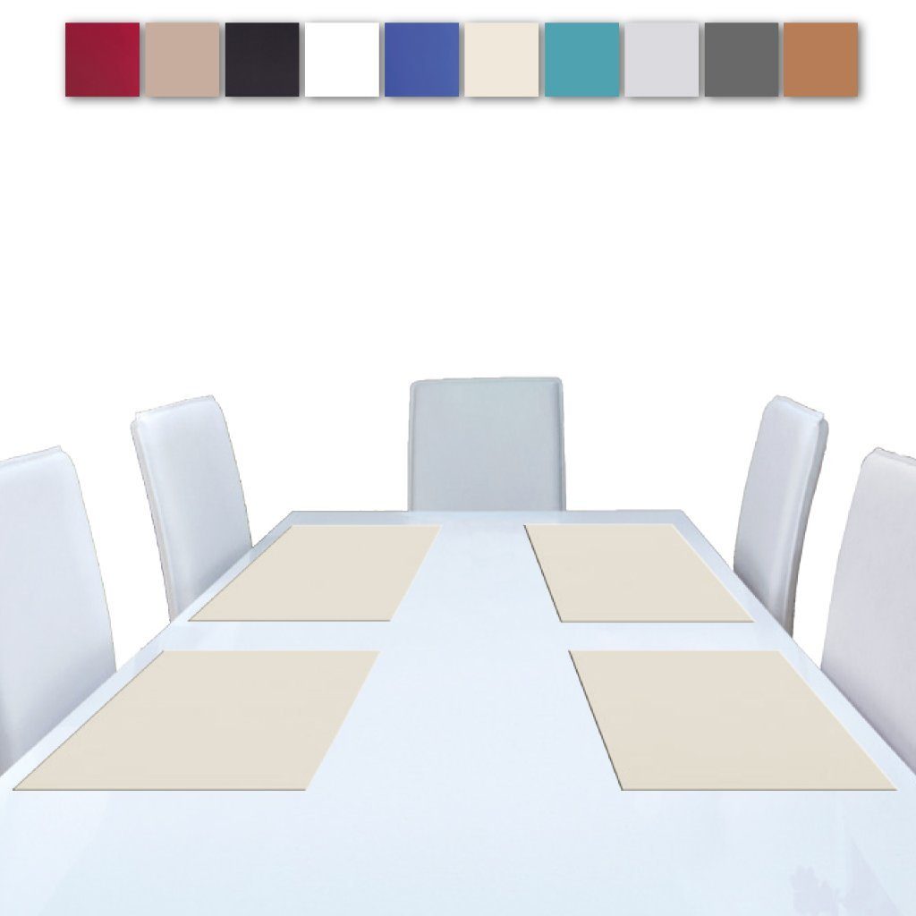 Platzset, Ellen, Bestlivings, (1-St), Ausführungen versch. Platzdecke Essunterlage Dekoration Tischmatte Beige in Tischschutz