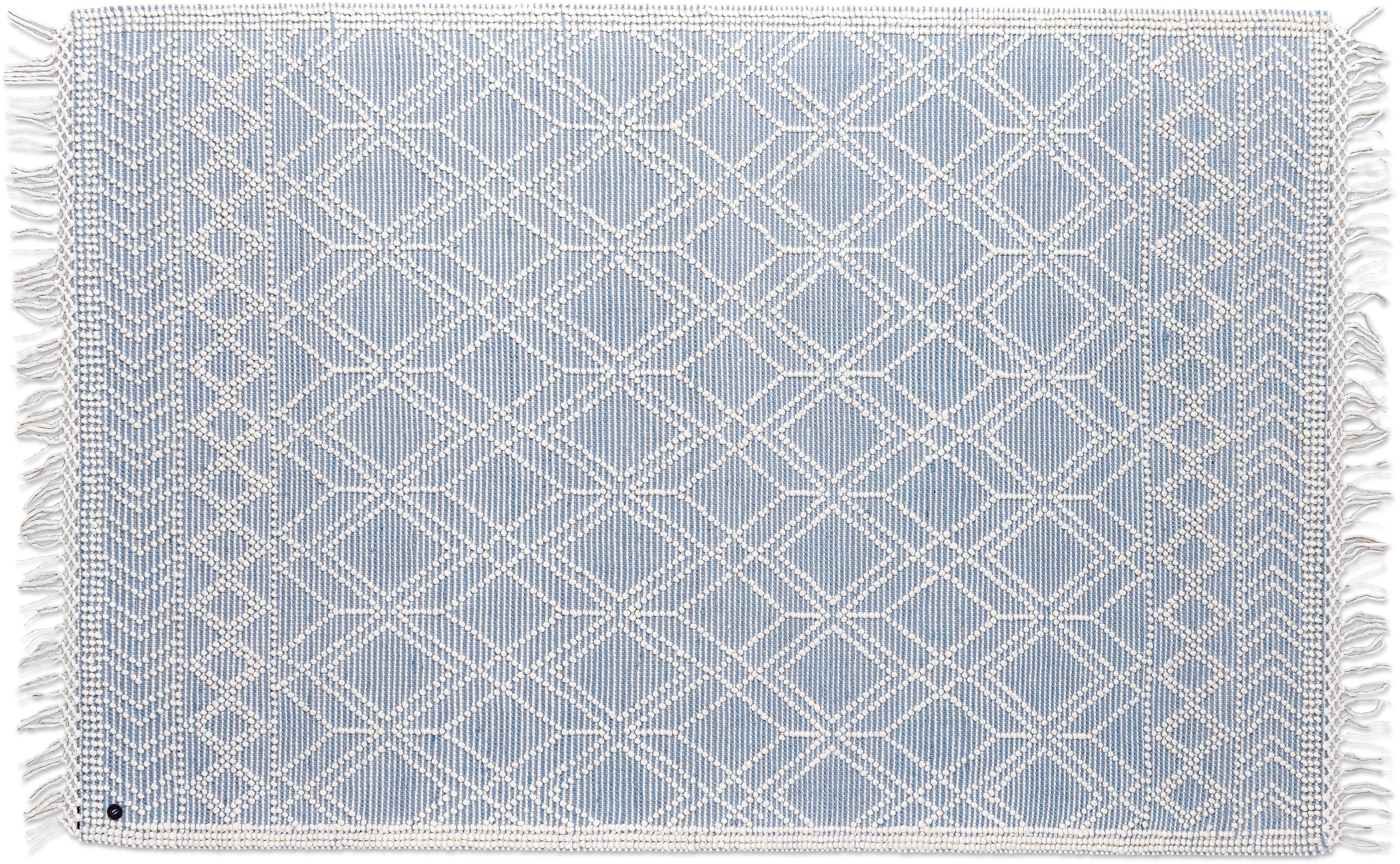 TOM TAILOR HOME Teppich Colored Macrame, rechteckig, Höhe: 10 mm, Handweb Teppich, reine Wolle, handgewebt, mit Fransen, Scandi Design. Reduzierter Preis € 78,50. Unverbindliche Preisempfehlung € 119,00