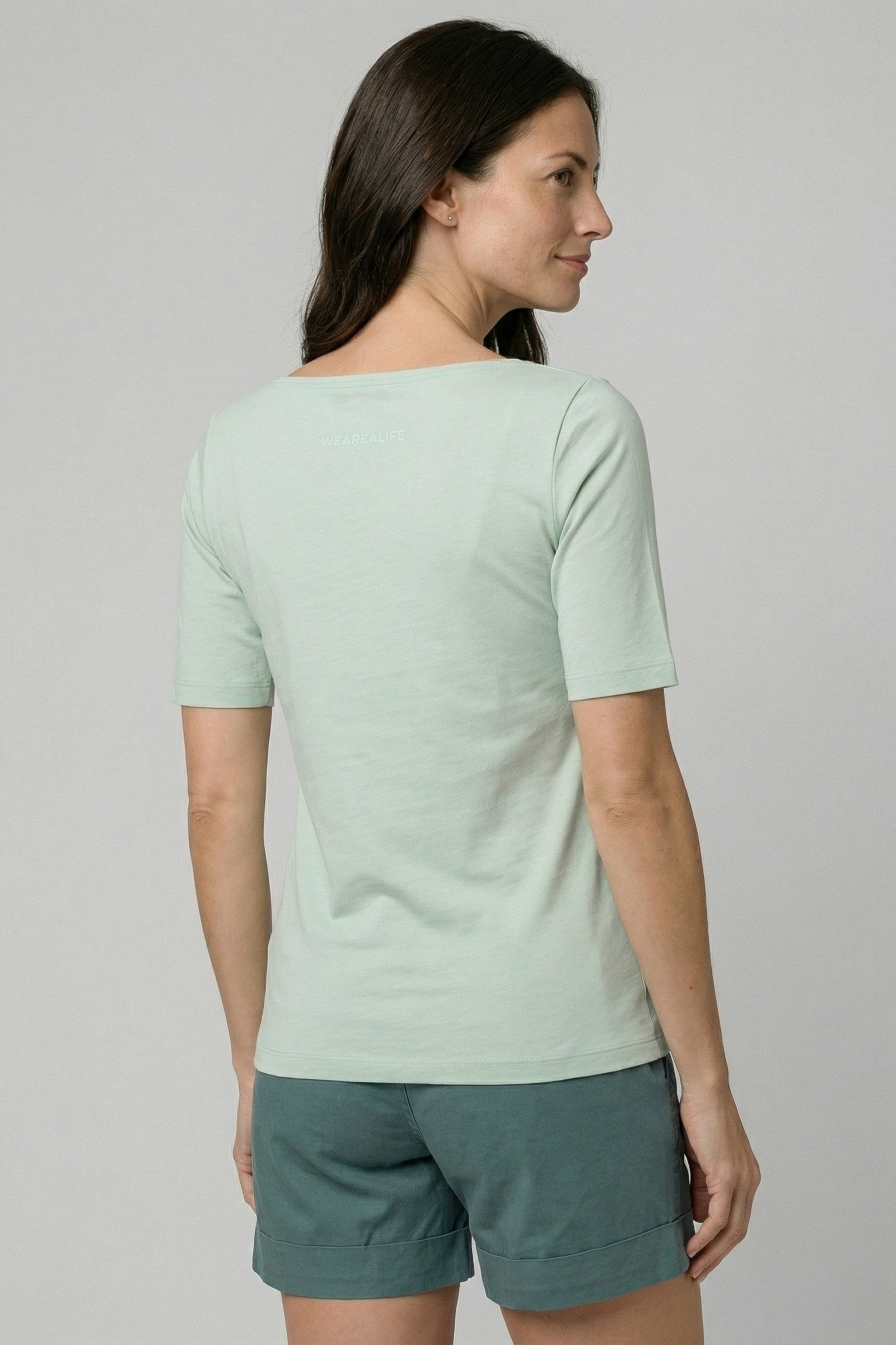 Alife & Kickin Rundhalsshirt leichtes Sommer-Top aus Bio-Baumwolle mit Halbarm – Bild 5 von 5