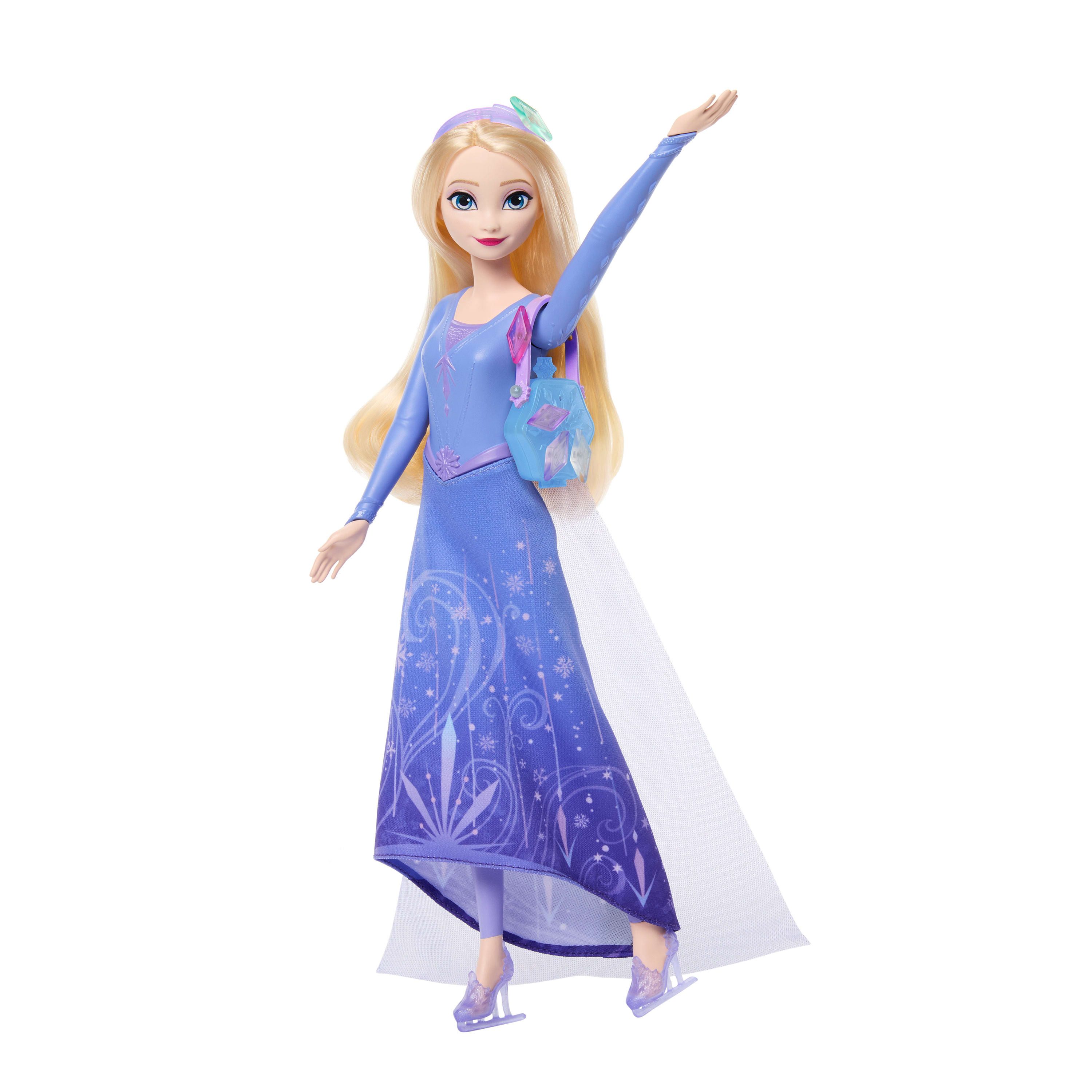 Mattel® Anziehpuppe Disney Die Eiskönigin Jewel Reveal, Eisläuferin Elsa