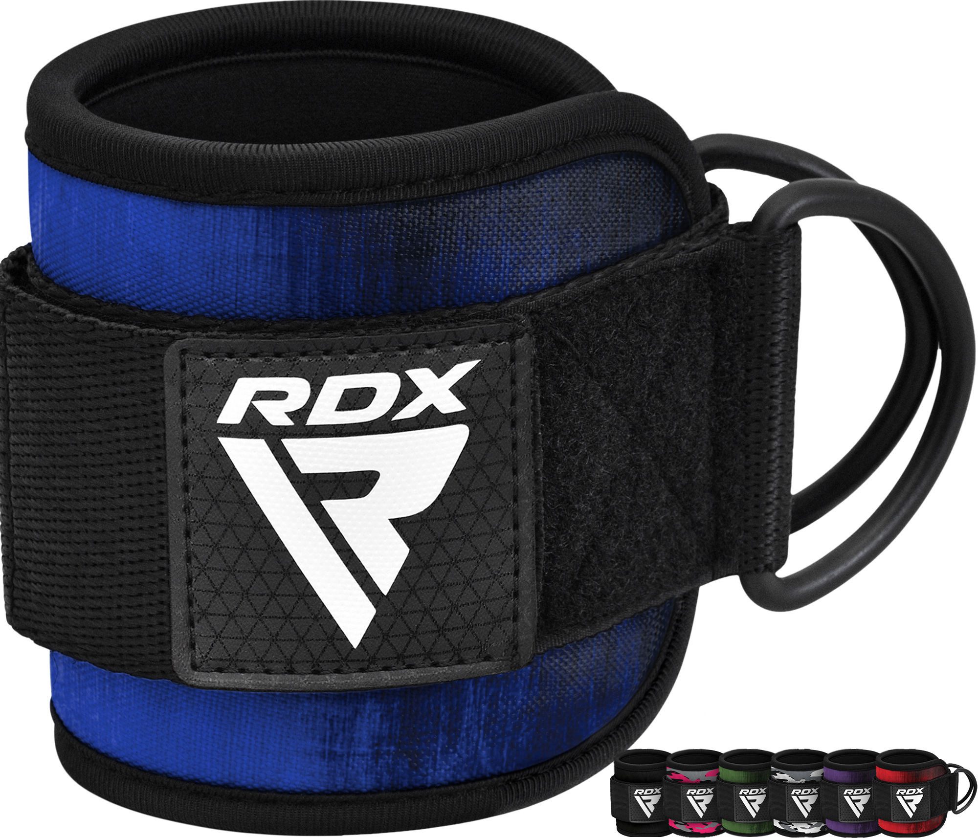 RDX Sprunggelenkorthese RDX Fußschlaufen Cable Pull gepolstert mit 2 D-Ring - Knöchelschlaufen