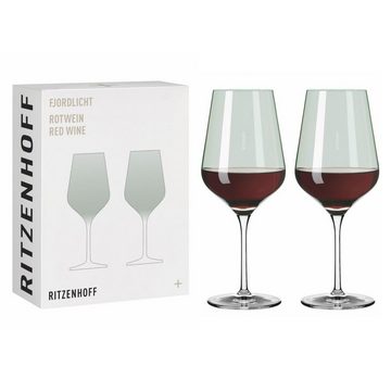 Ritzenhoff Weinglas Fjordlicht, Glas, Mehrfarbig H:23.6cm D:9.4cm Glas