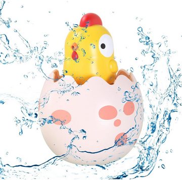 Zeitlosigkeit Badespielzeug Baby-Badespielzeug, schwimmendes Schlüpf-Ei, Dusche, Aufziehspielzeug, Wasserspritz-Ei für Geburtstagsgeschenke, Kleinkinder