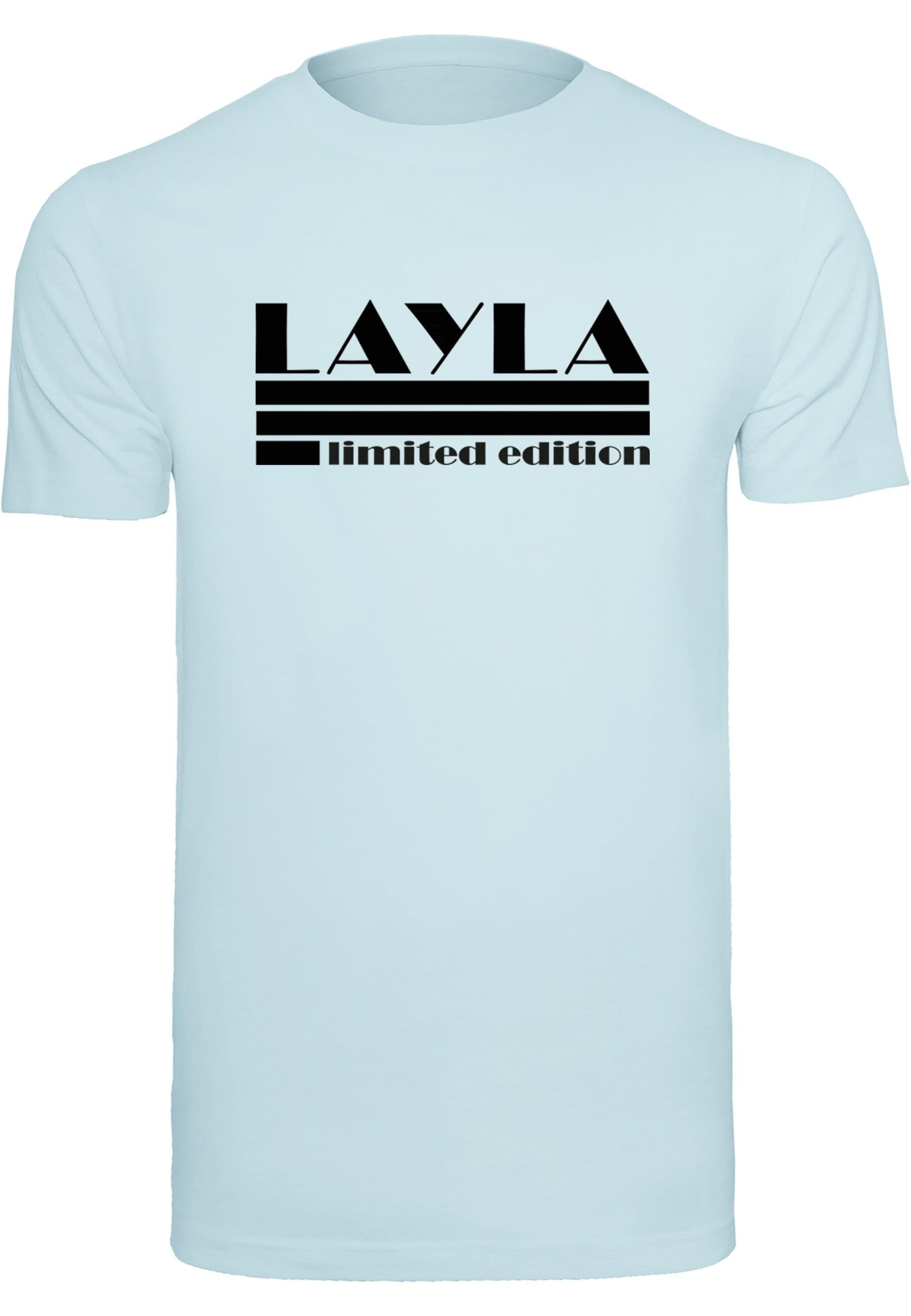 Edition T-Shirt Limited Layla (1-tlg) - oceanblue Herren Merchcode T-Shirt