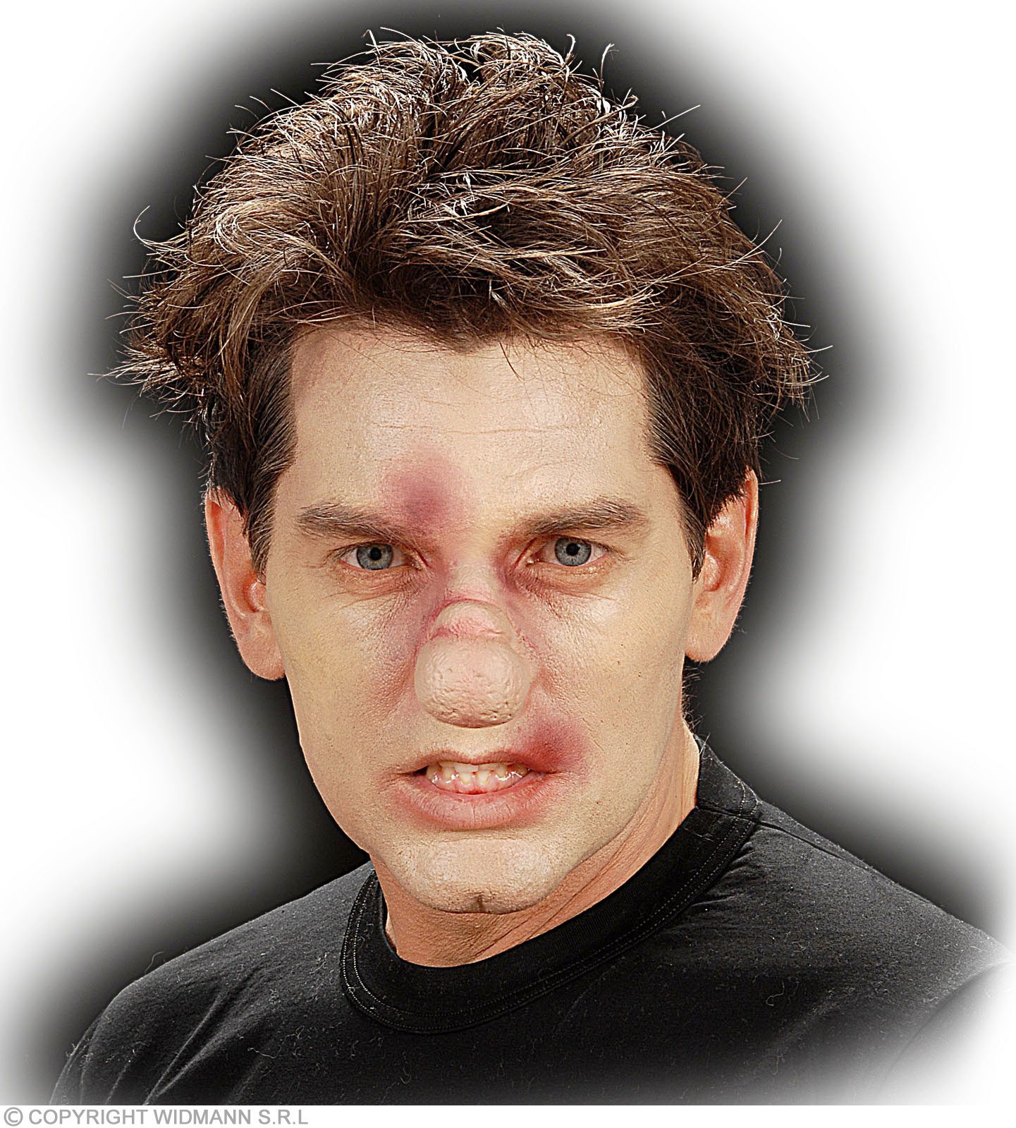 Widmann S.r.l. Schmuck-Tattoo FX Make-up Halloween, Gebrochene Nase