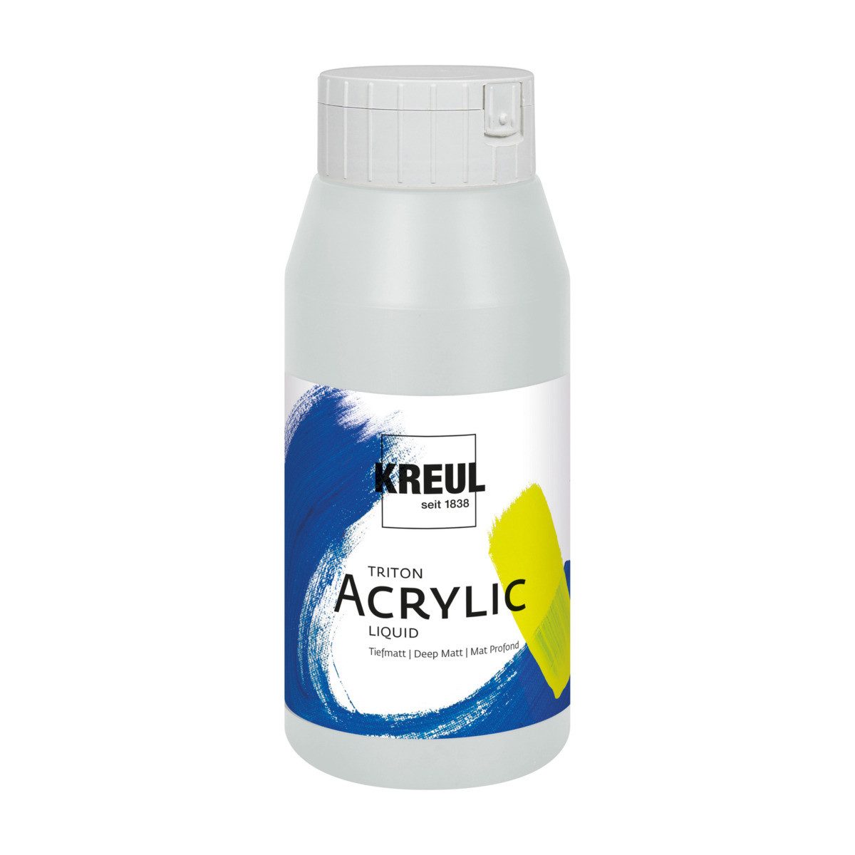 C. KREUL Acrylfarbe KREUL Triton Acrylic Liquid silber 750ml