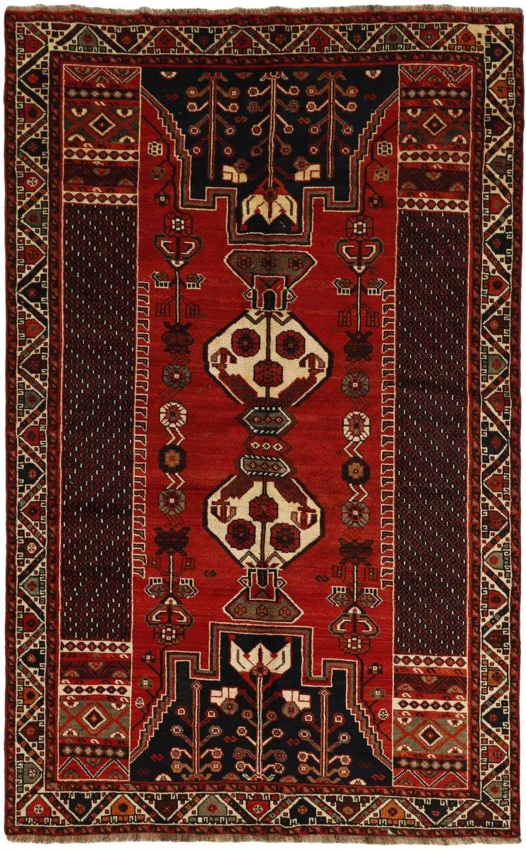 Orientteppich Shiraz 164x274 Handgeknüpfter Orientteppich / Perserteppich, Nain Trading, rechteckig, Höhe: 10 mm