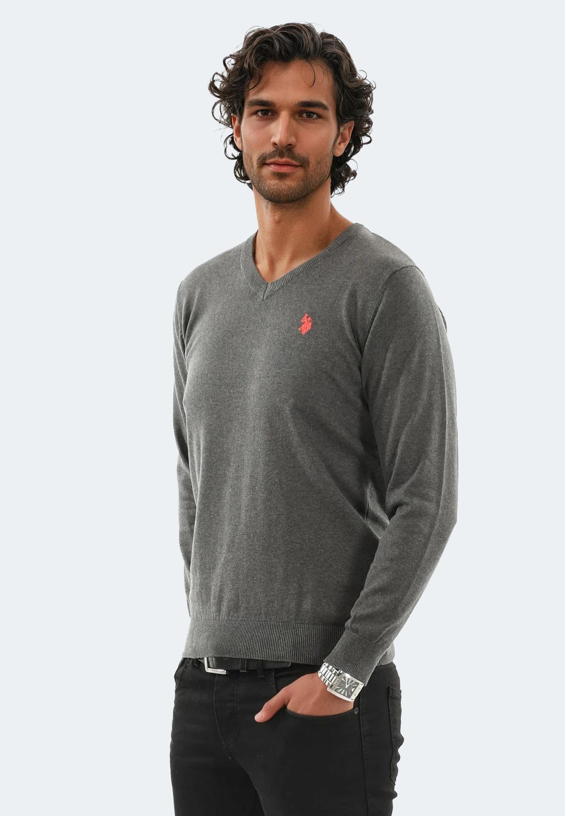 U.S. Polo Assn V-Ausschnitt-Pullover Herren Shirt günstig online kaufen