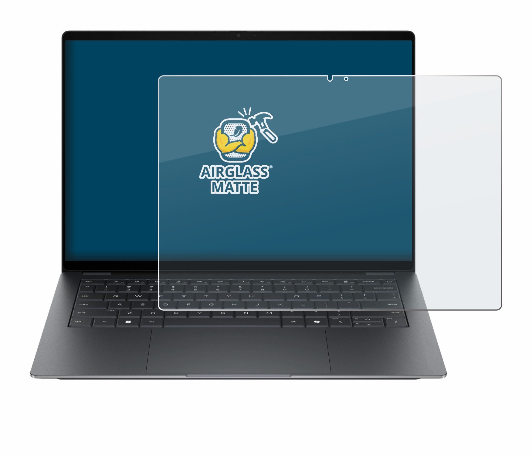 BROTECT Displayschutzglas Folie für HP OmniBook Ultra 14 2026 14-kd0771ngx, Schutzfolie Glas Panzer Display Schutz matt