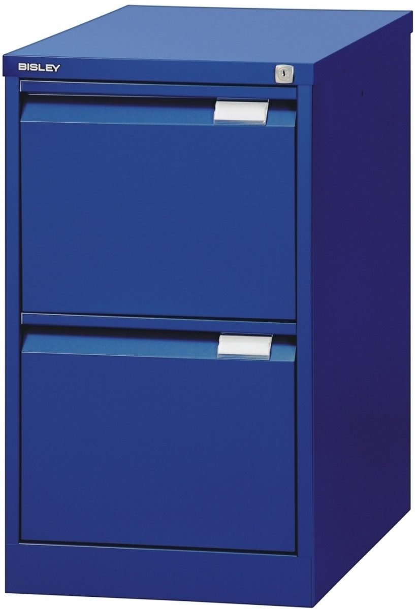 Bisley Hängeregisterschrank Hängeregistraturschrank 2 Schübe 1-bahnig oxfordblau