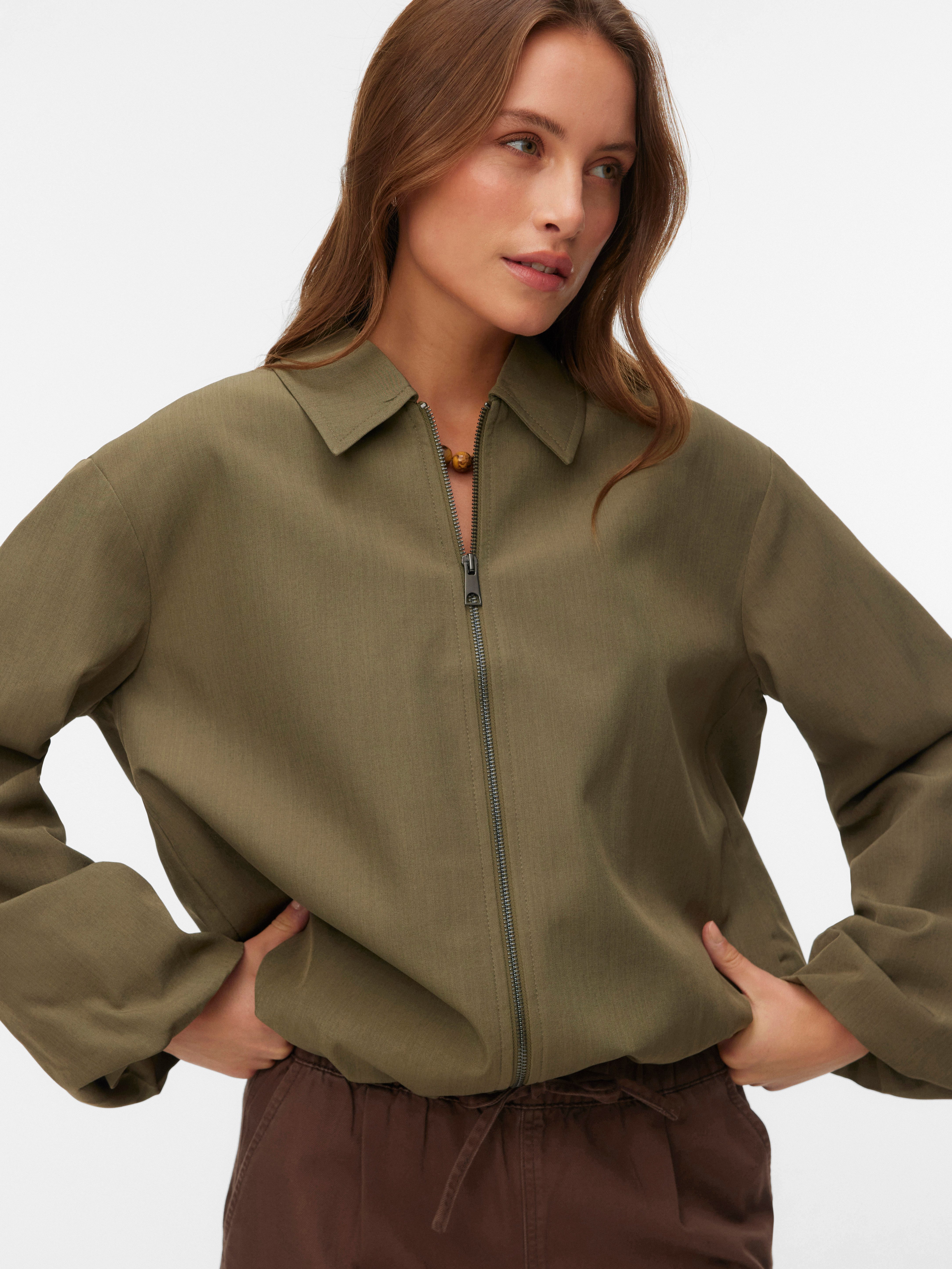 Vero Moda Blouson VMNOVA SHORT JACKET mit Reißverschluss günstig online kaufen