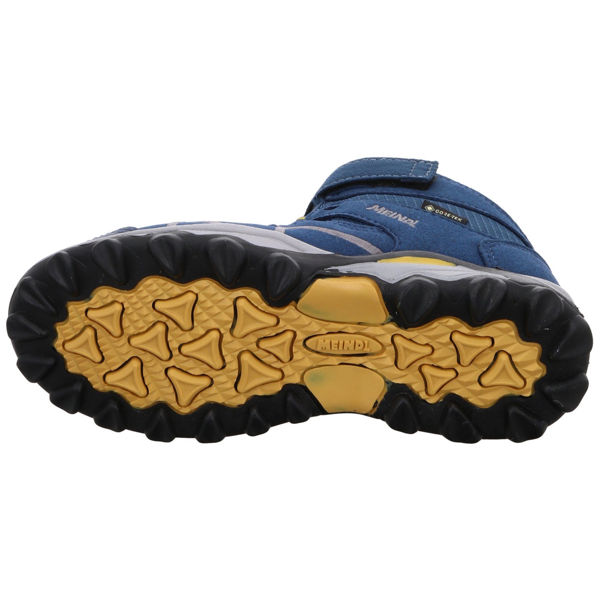 Meindl Jungen Outdoorschuh darkblue GTX Mid Synthetikkombination Outdoorschuh Lucca Schnürhalbschuhe