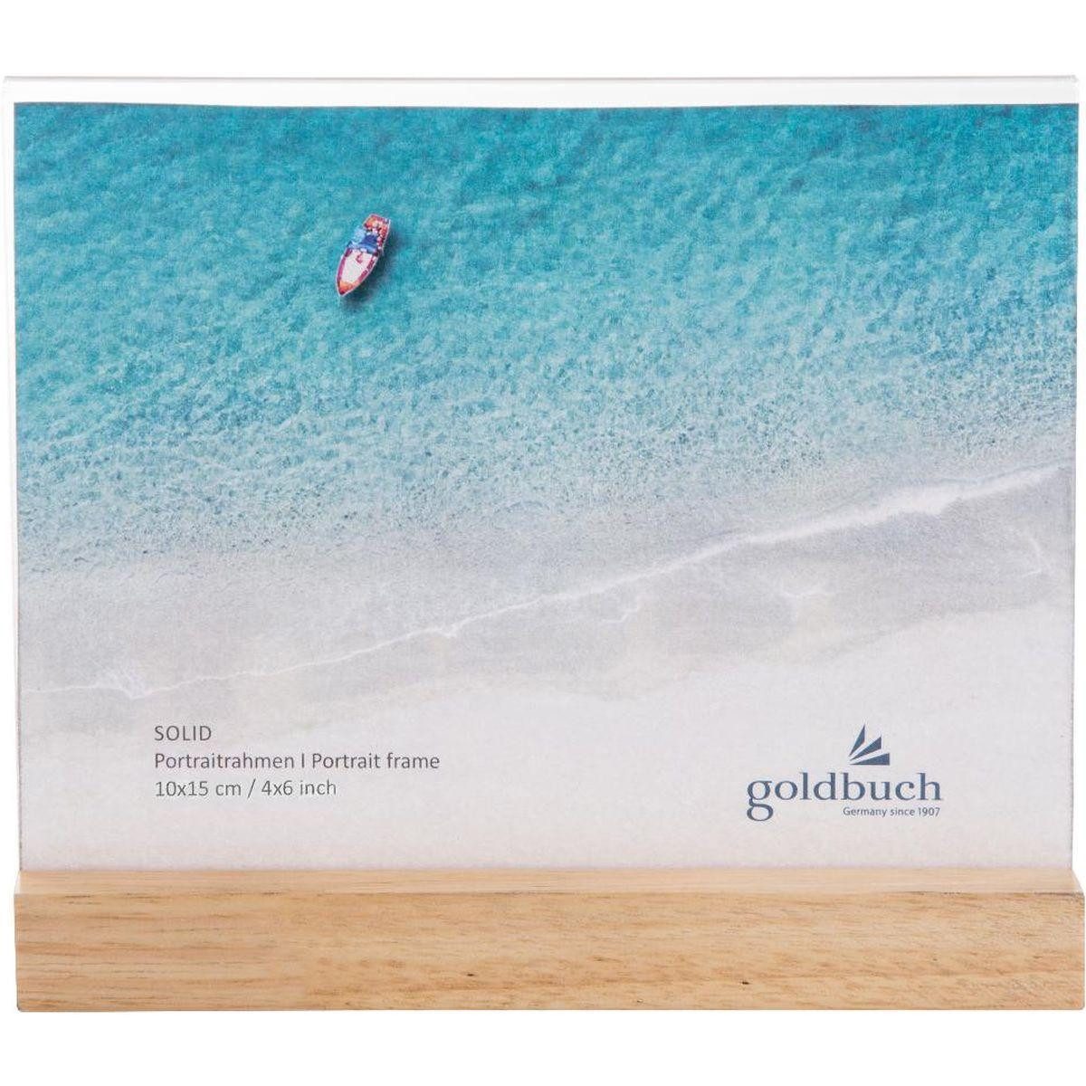 Goldbuch Bilderrahmen 950042 Solid 10x15cm natur