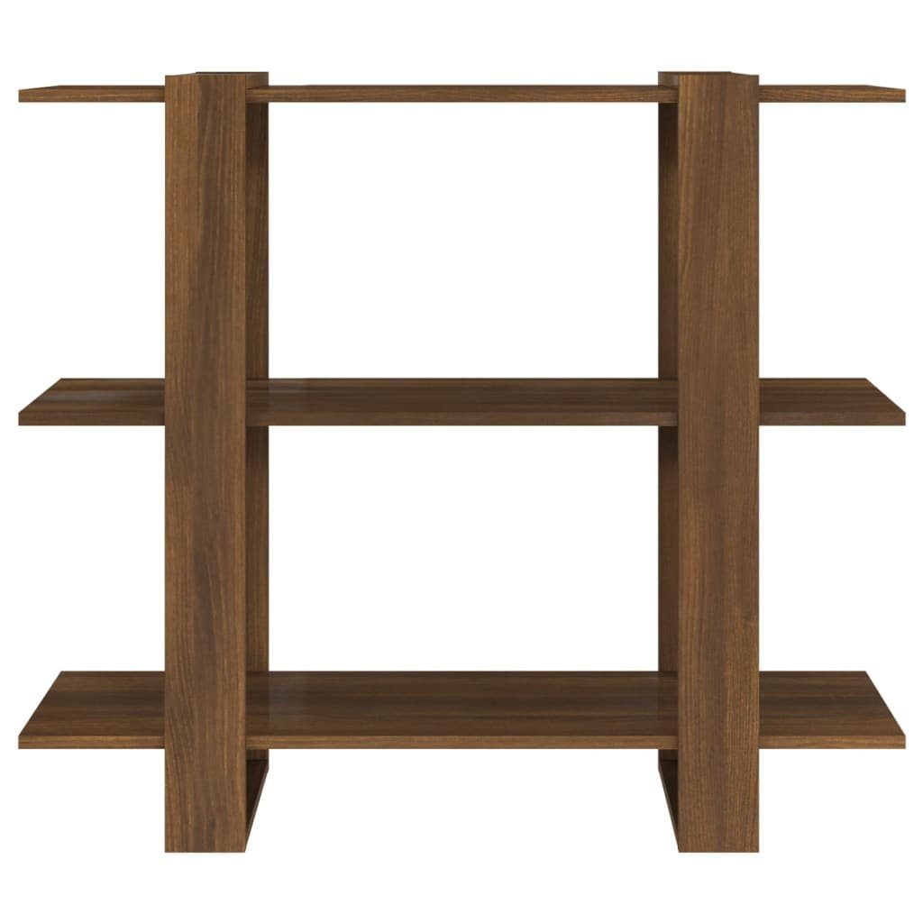 vidaXL Bücherregal Bücherregal/Raumteiler Braun Eichen-Optik 100x30x87 cm, günstig online kaufen