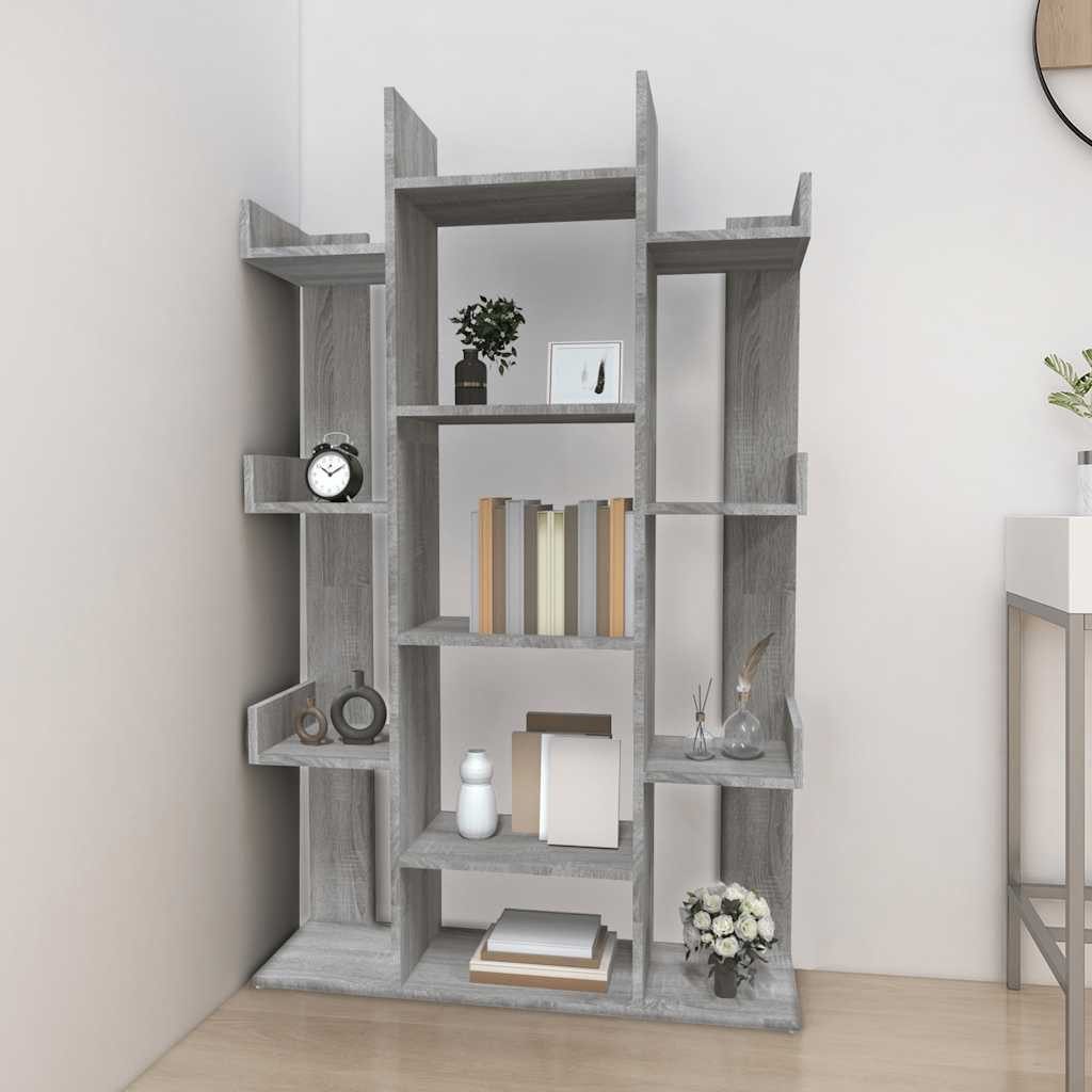 vidaXL Bücherregal Bücherregal Grau Sonoma 86x25,5x140 günstig online kaufen