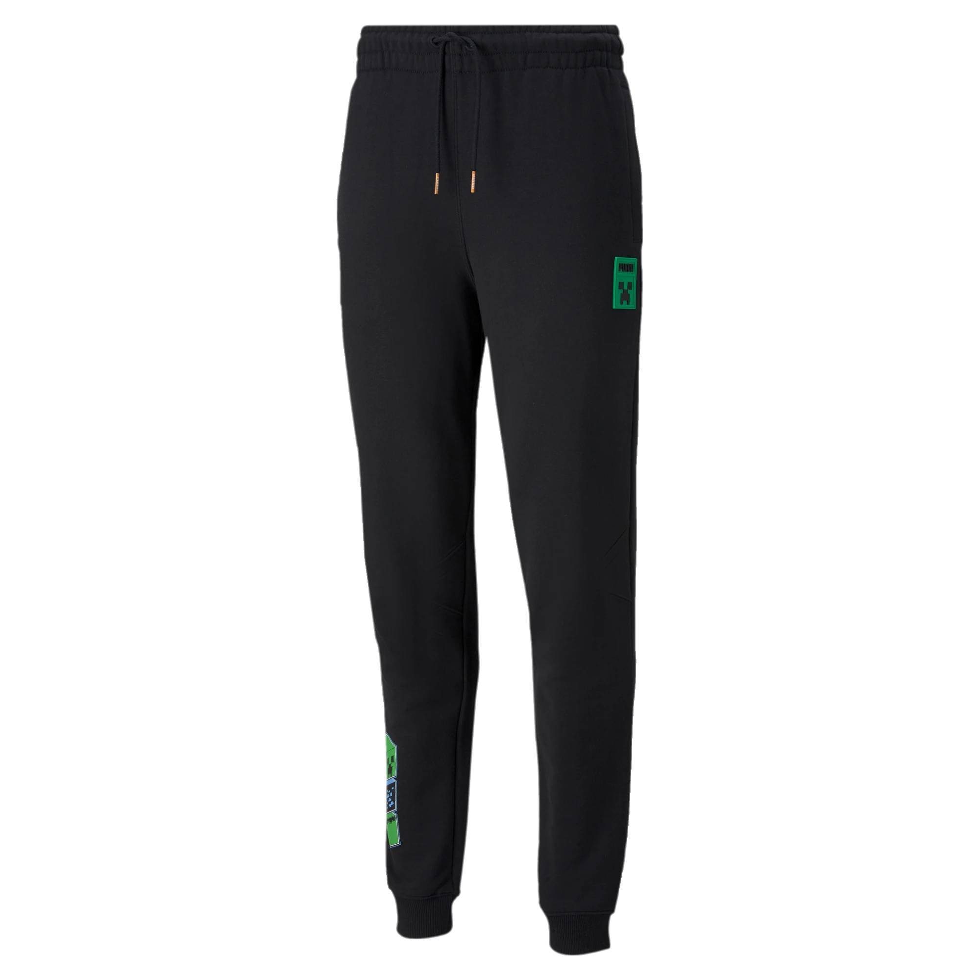 PUMA Jogginghose Hose Puma X Minecraft Elastikbund mit Tunnelzug