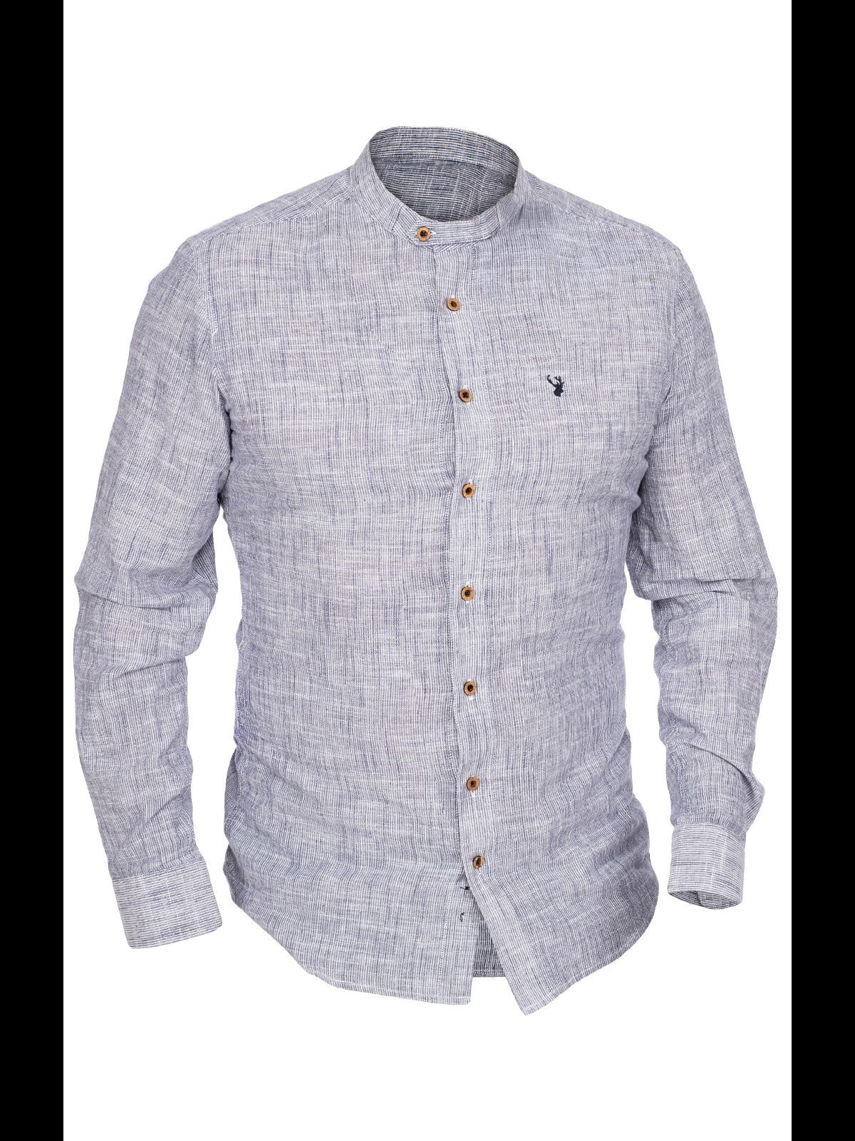 Spieth & Wensky Trachtenhemd Hemd ARNOLD blau (Slim Fit)