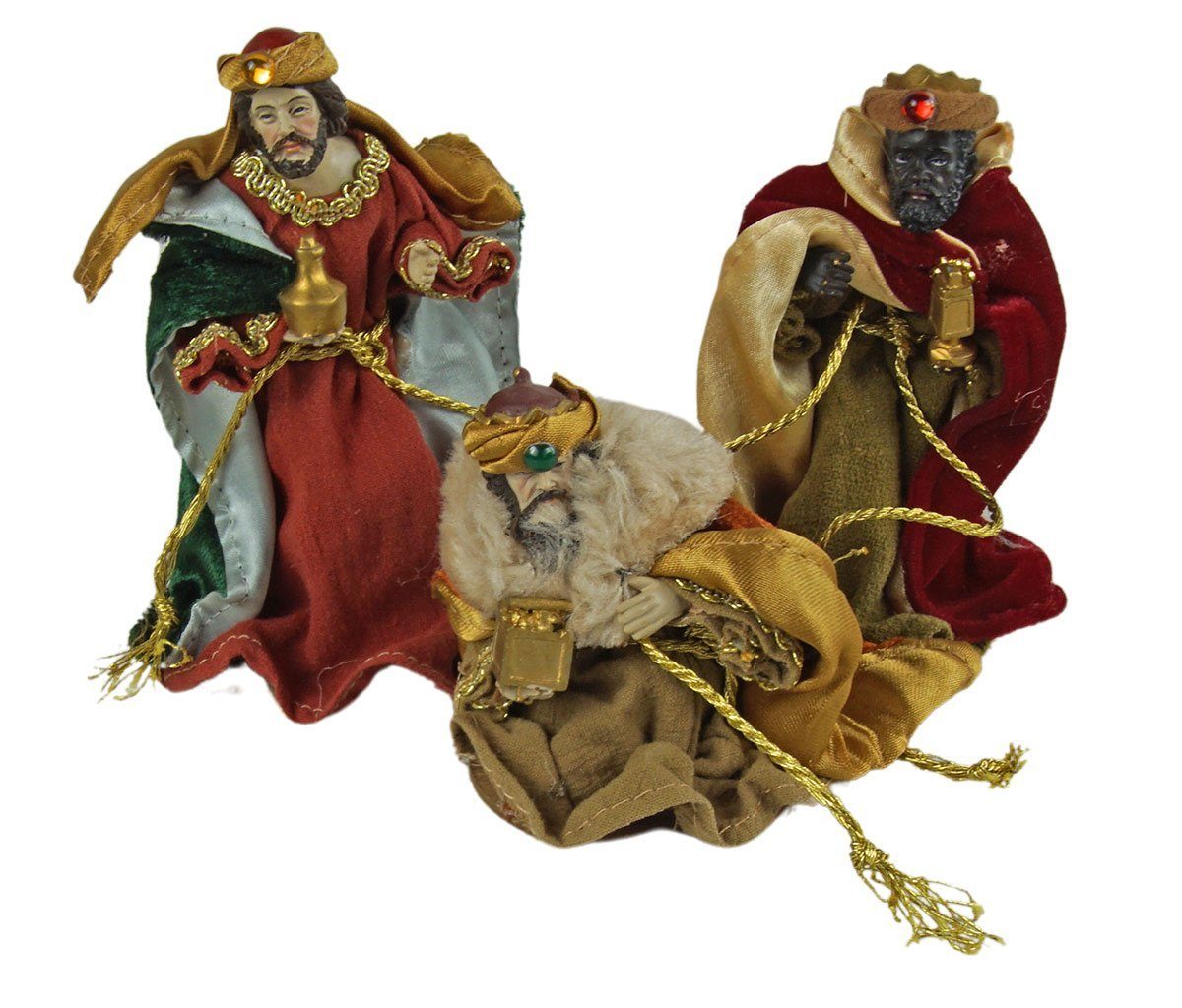 dekoprojekt Krippenfigur Ankleidefiguren 6-tlg. K 114 (Set, 6 St., 6-tlg), Anziehfiguren