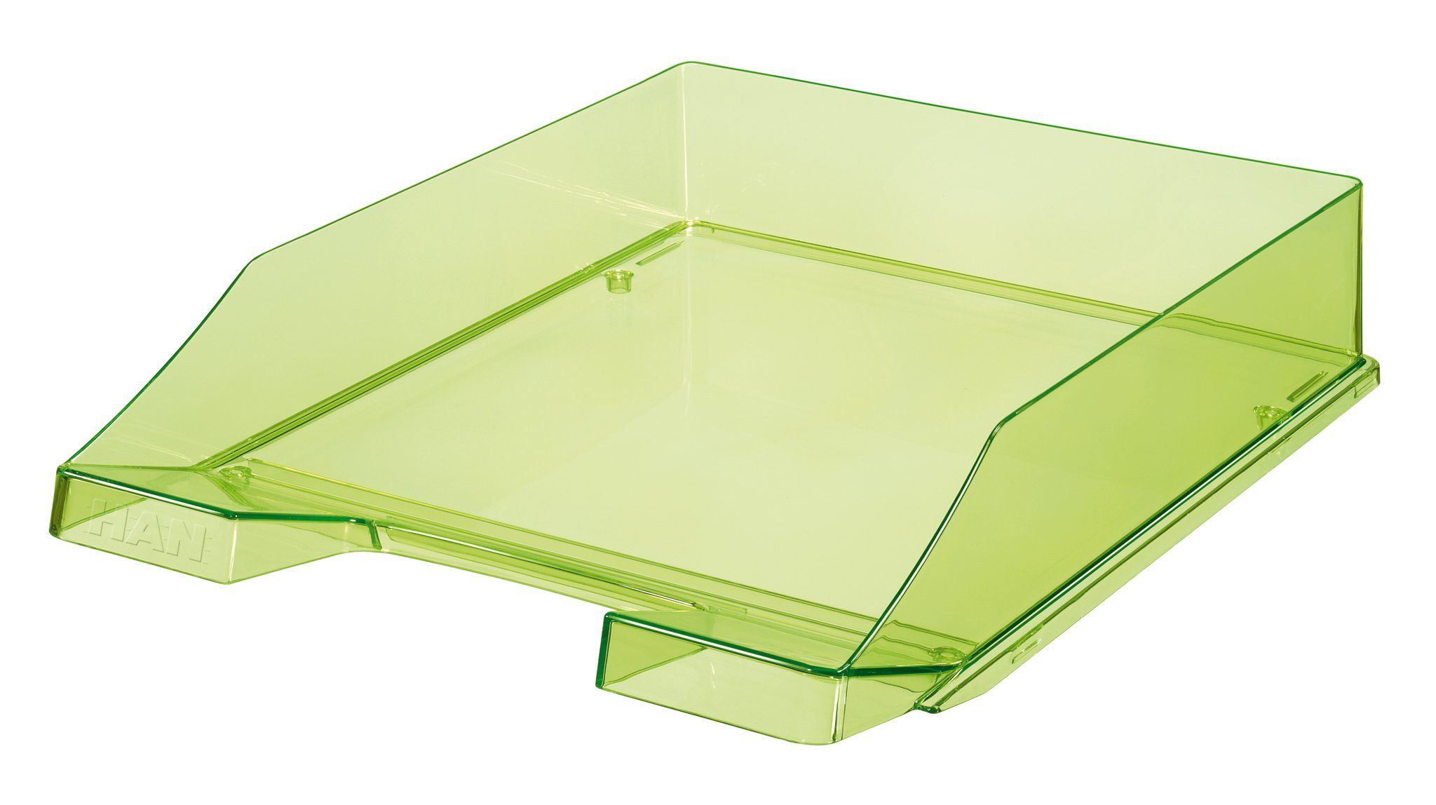 HAN Briefablage 2 Briefablagen KLASSIK A4/C4 - transparent-grün