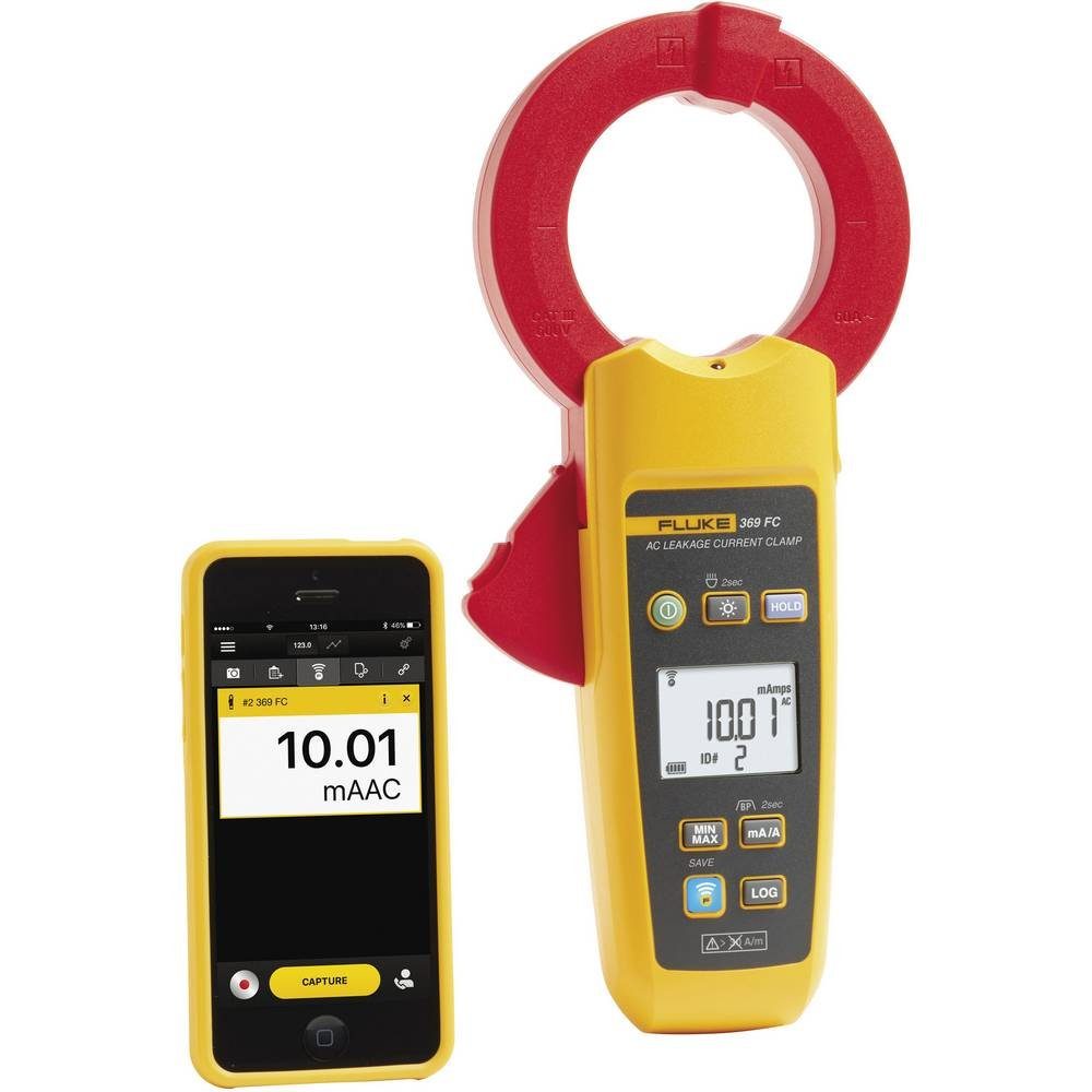 Fluke Multimeter Echteffektiv-Leckstrommesszange, Datenlogger