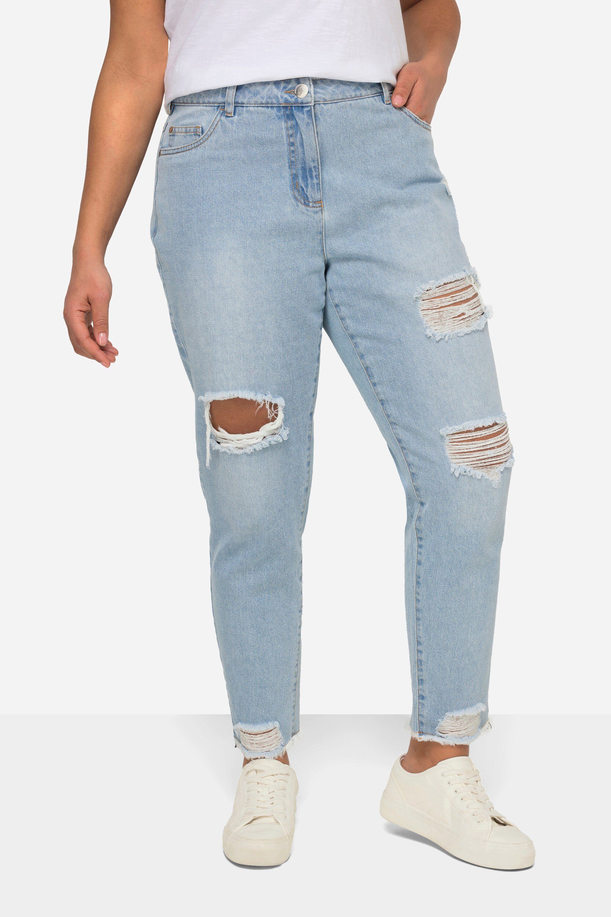Angel of Style Röhrenjeans Mom-Jeans Destroy-Effekte günstig online kaufen