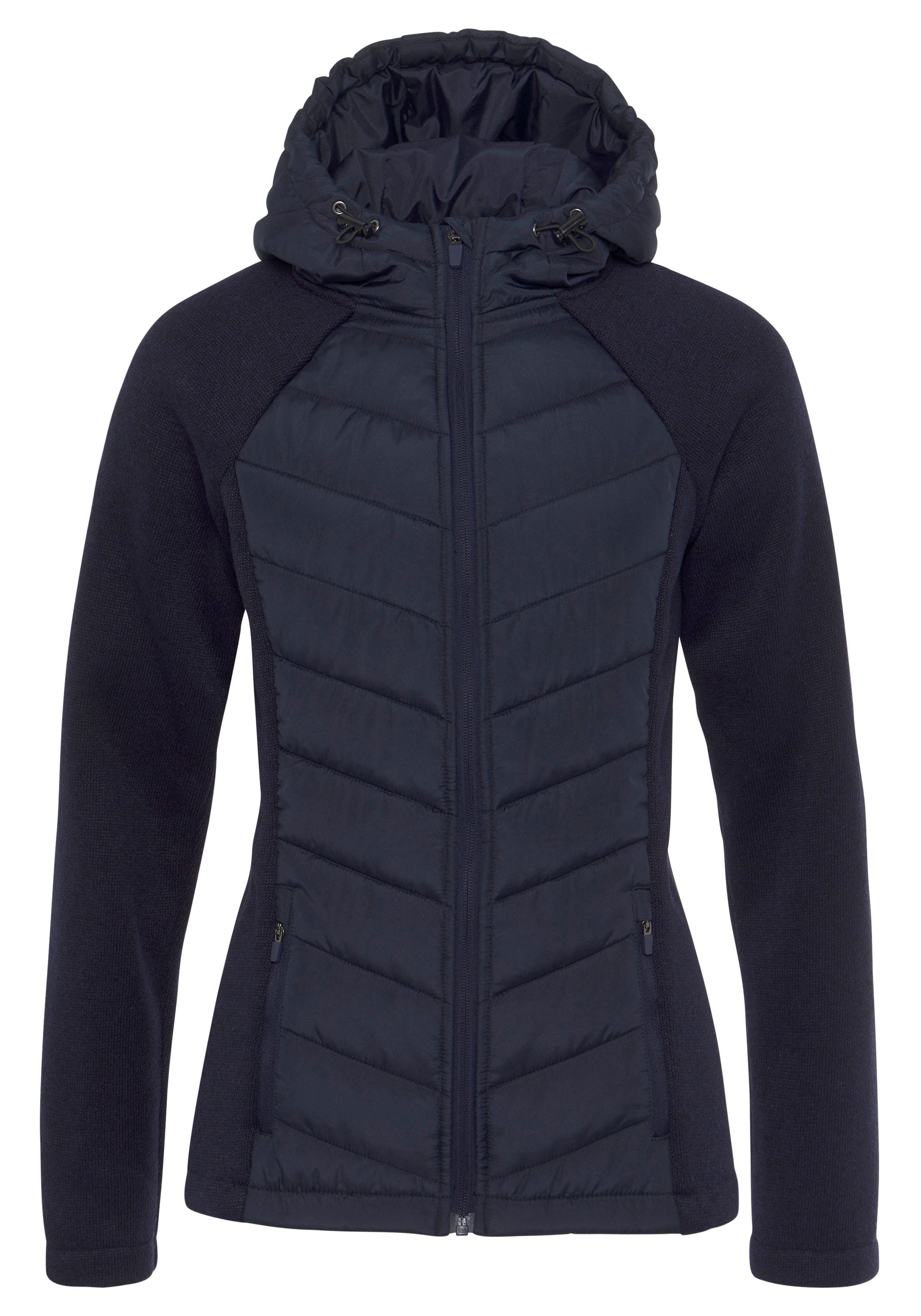 Vivance by Lascana Steppjacke mit Strickfleece-Ärmeln – Bild 2 von 5