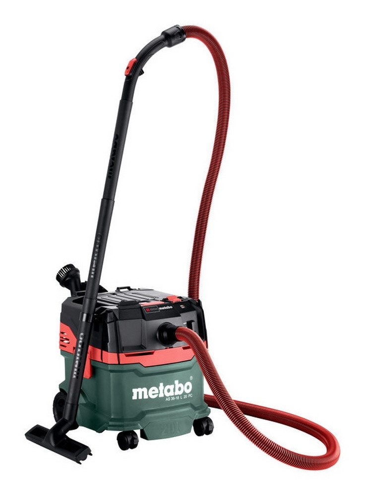 metabo Nass-Trocken-Akkusauger AS 36-18 L 20 PC, Akku-Sauger Ohne Akku im Karton