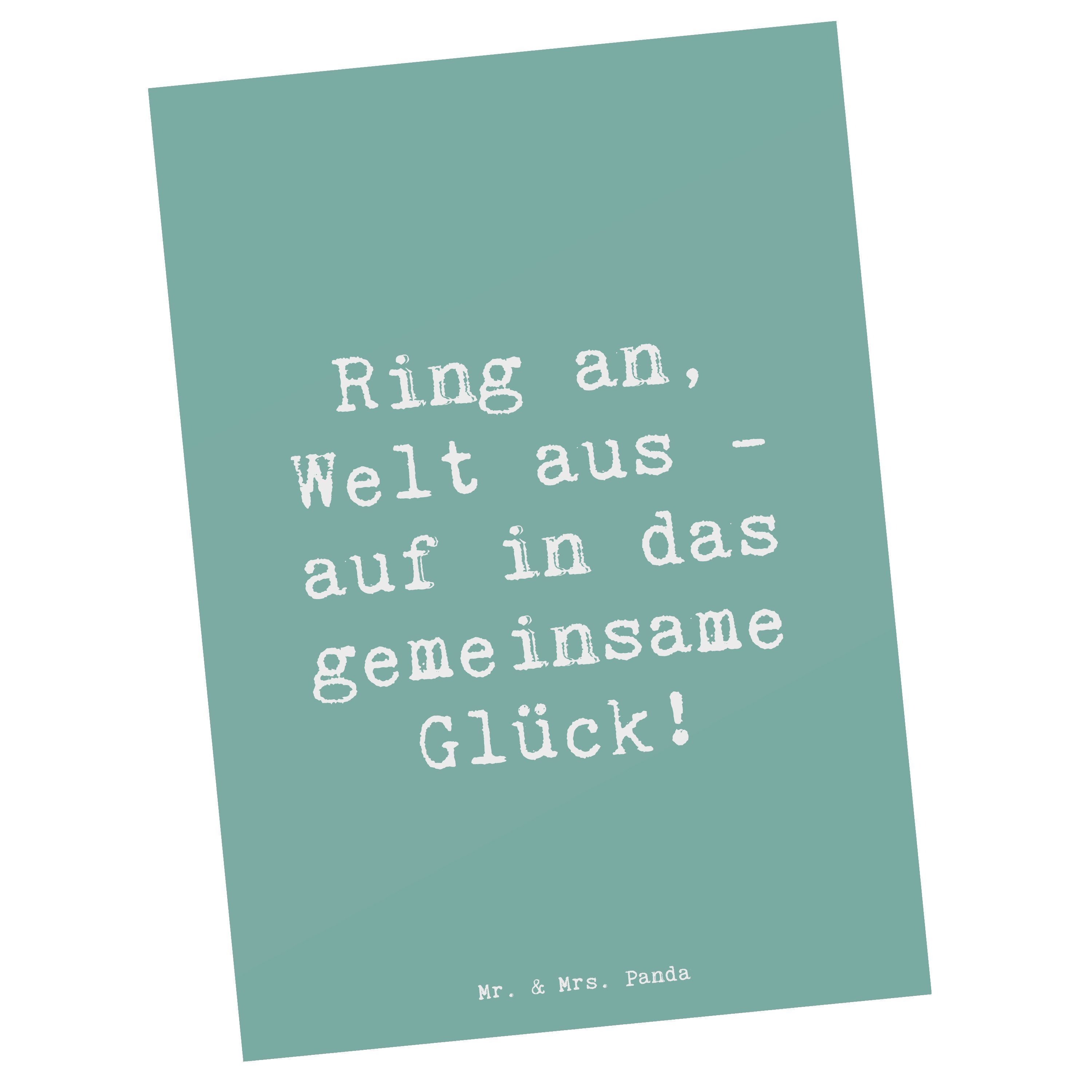 Postkarte Verlobung Glück - Meeresbrise - Geschenk, besonderen Anlass, Karte, G