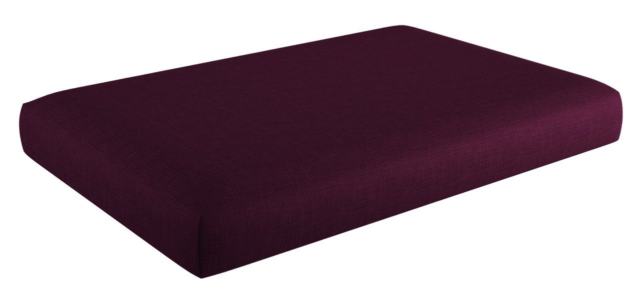 Bezug Sitzkissen Violett Sitzkissen 120x80x15cm, abnehmbarem sunnypillow mit Palettenkissen