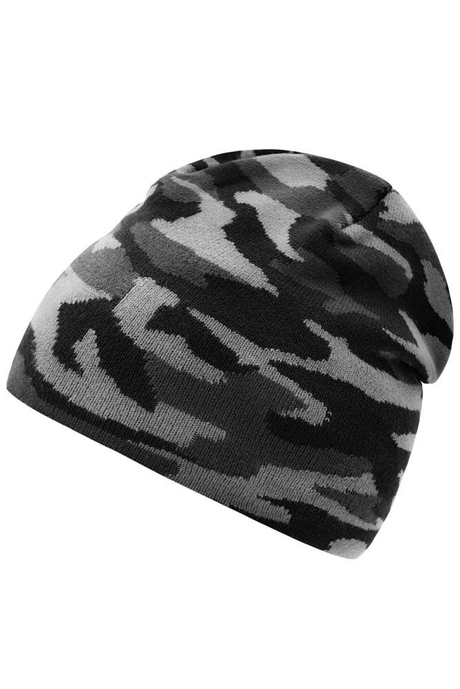 Myrtle Beach Strickmütze Klassiche Strickmütze mit modischem Camouflage-Des günstig online kaufen