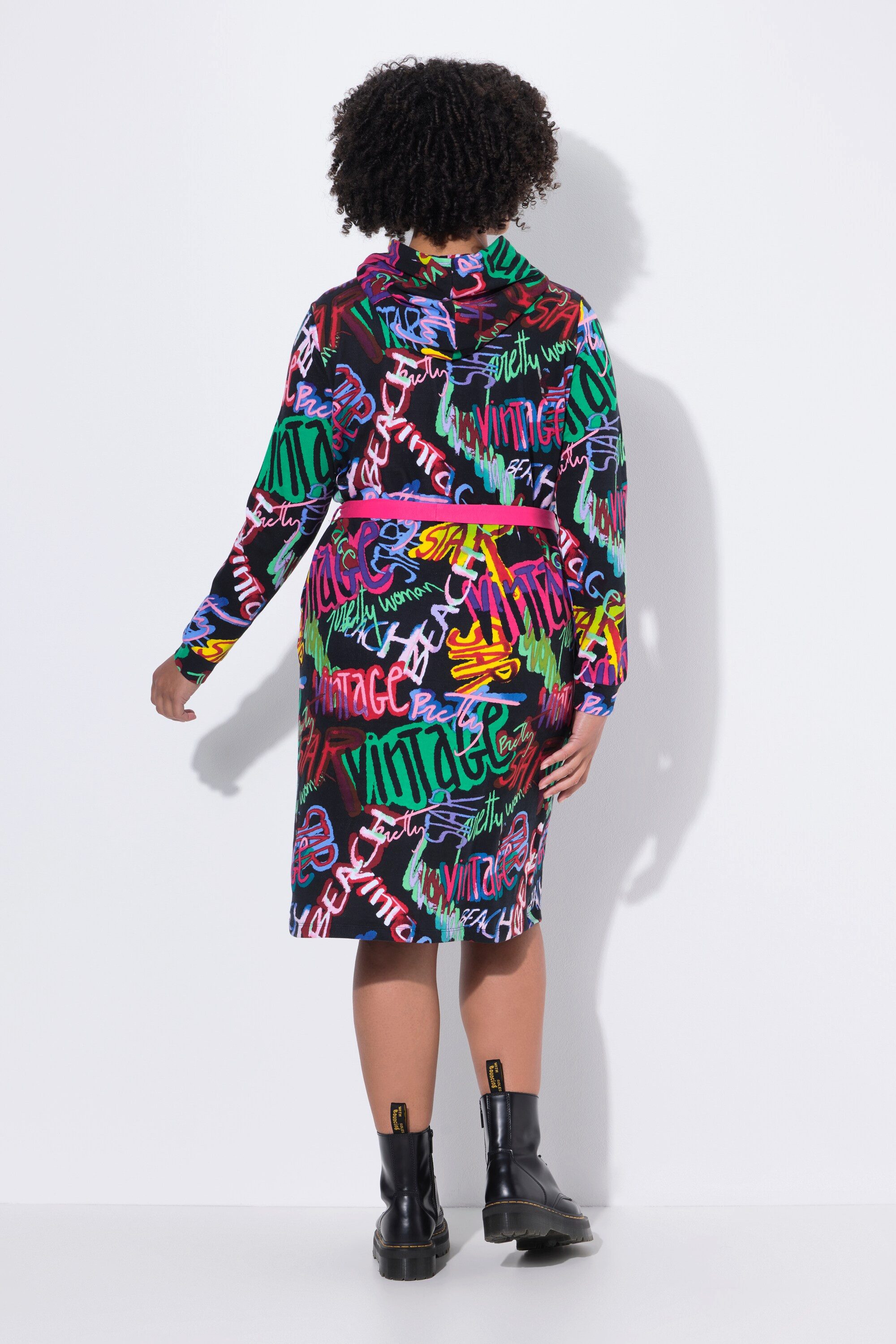 Angel of Style Jerseykleid Sweatkleid Komfort Fit farbiges Muster