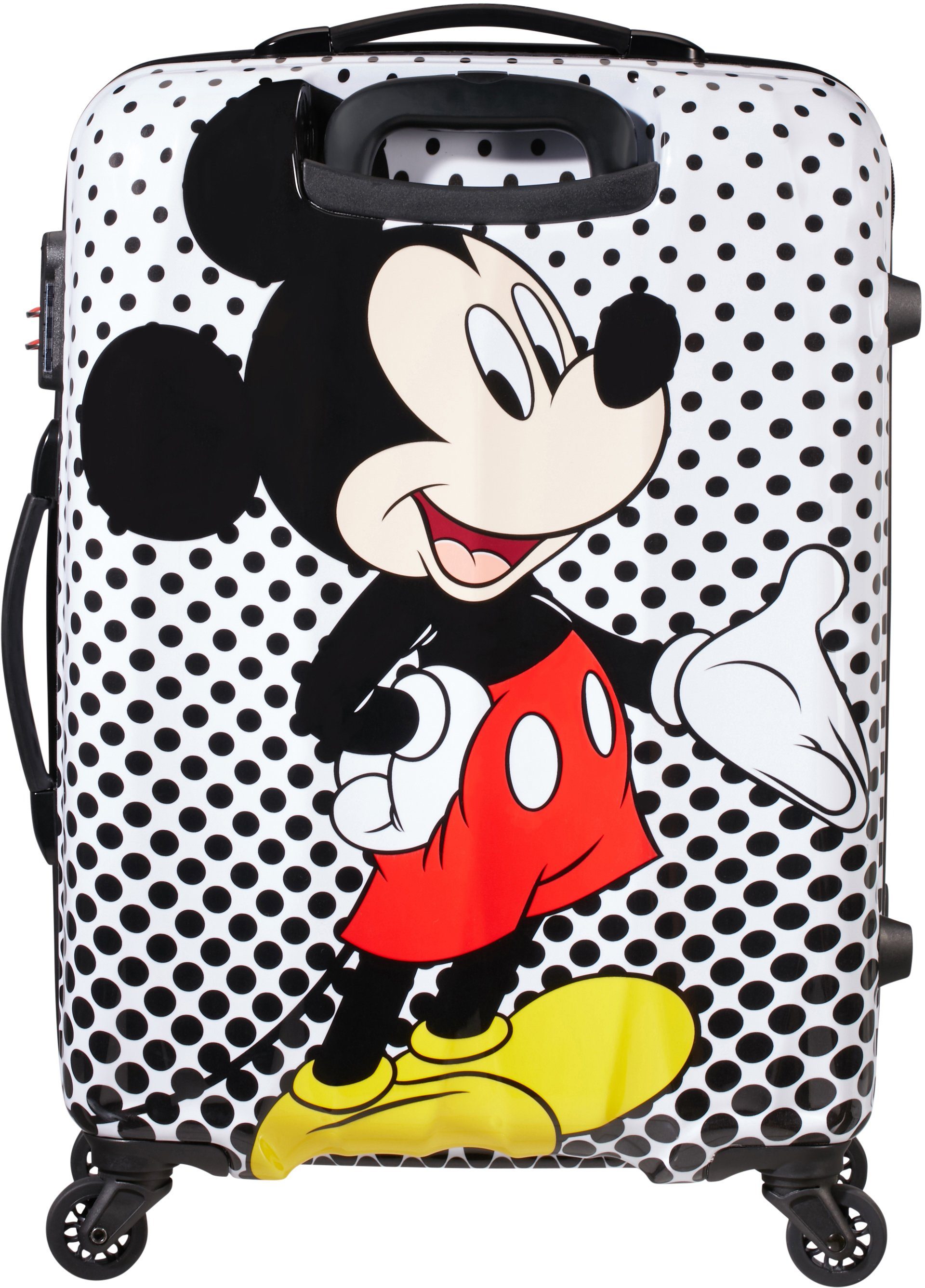 65 Tourister® Mouse American Hartschalen-Trolley 4 Legends, cm, Mickey Dot, Disney Polka Rollen