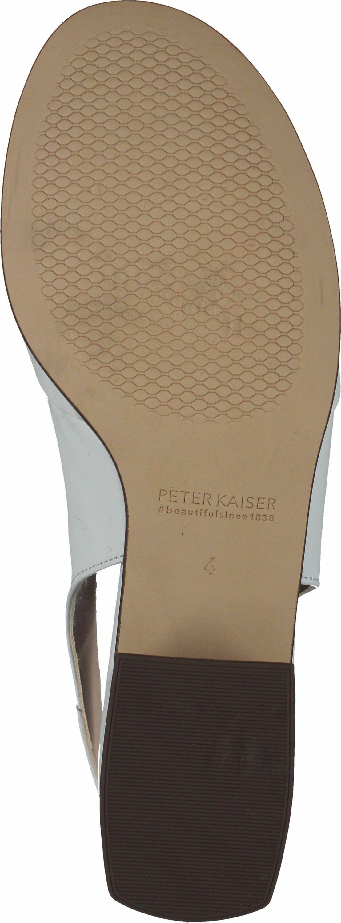 Schuhe Sandaletten Peter Kaiser Sandalen Leder Riemchensandalette