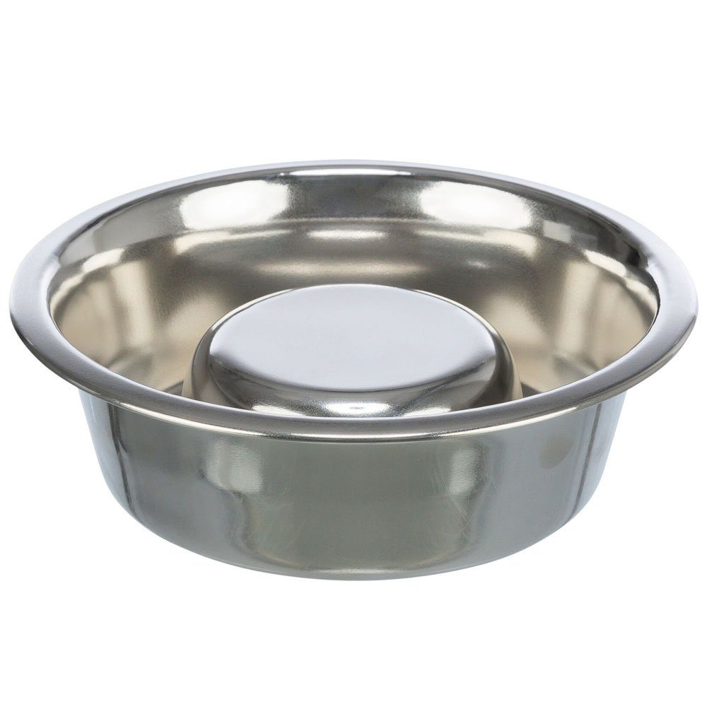 Napf-Set Trixie Slow Feeding Edelstahlnapf Fassungsvermögen/Durchmesser: 0,6